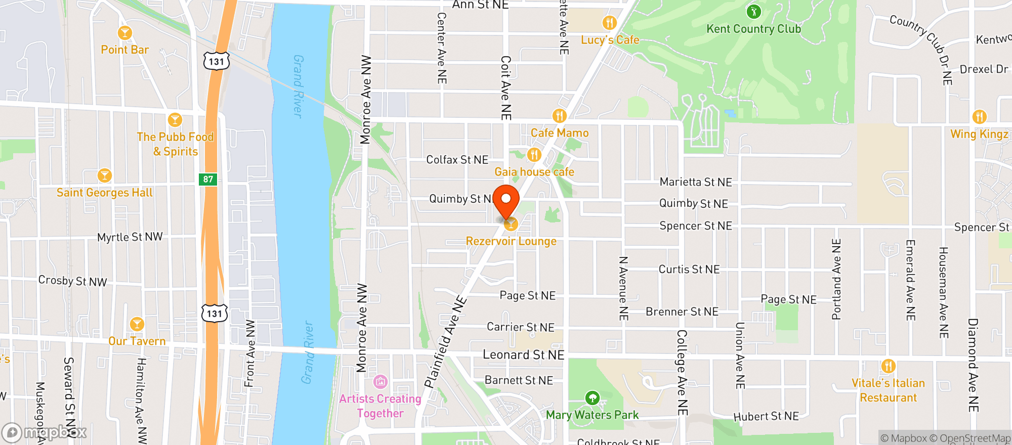 Map showing Creston Market