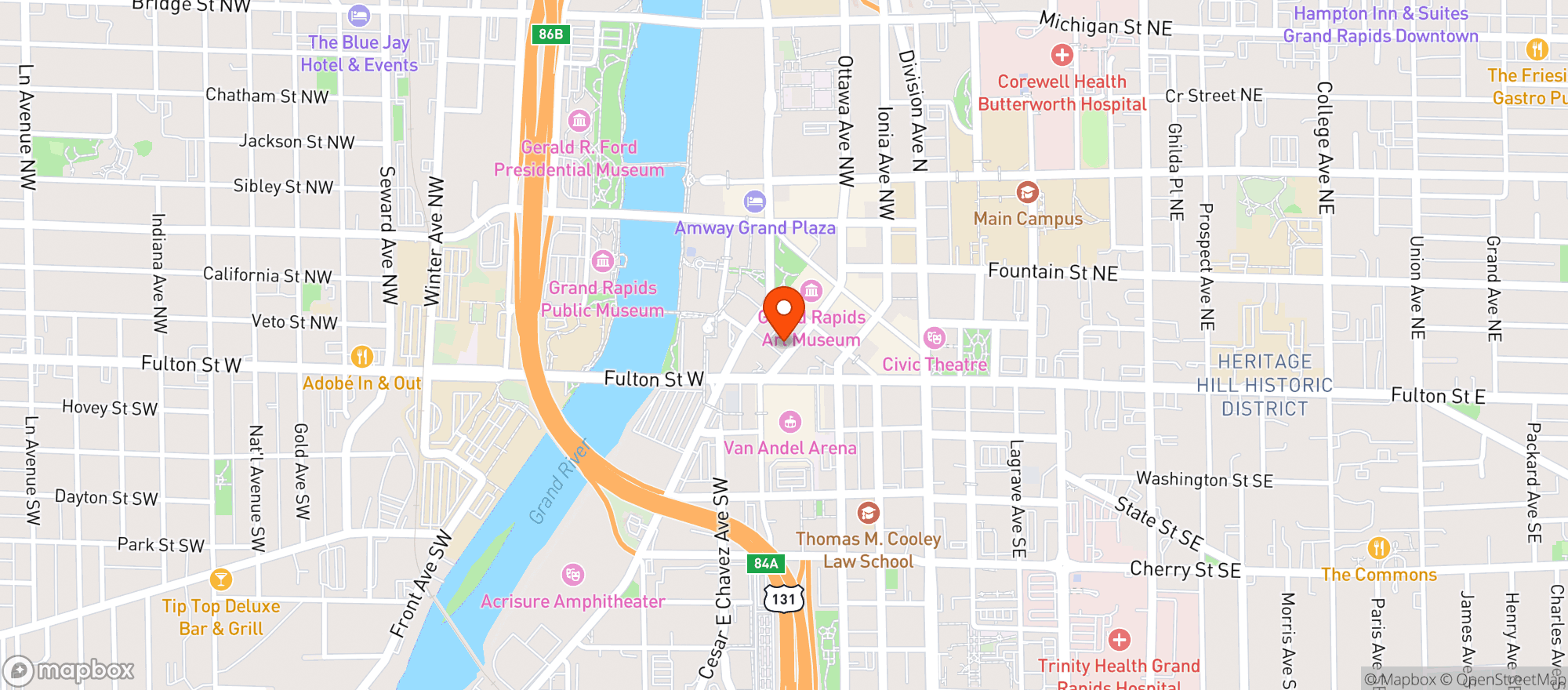 Map showing Barrio