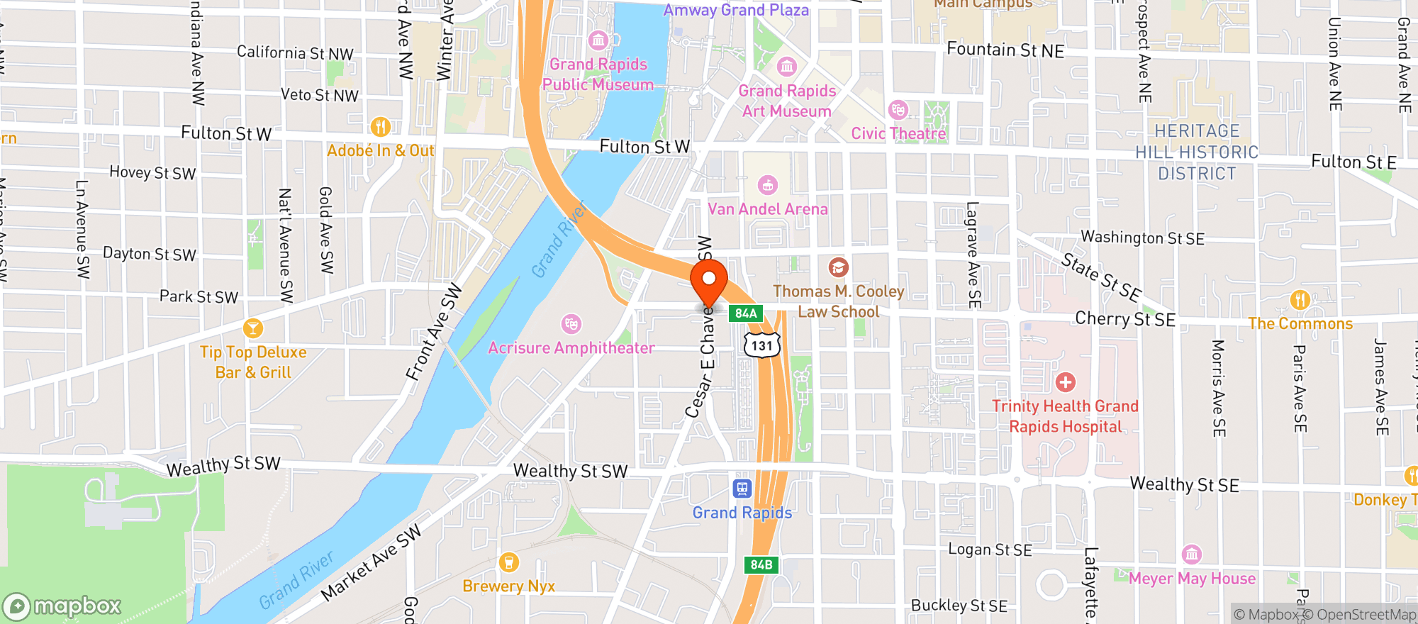 Map showing Tin Can