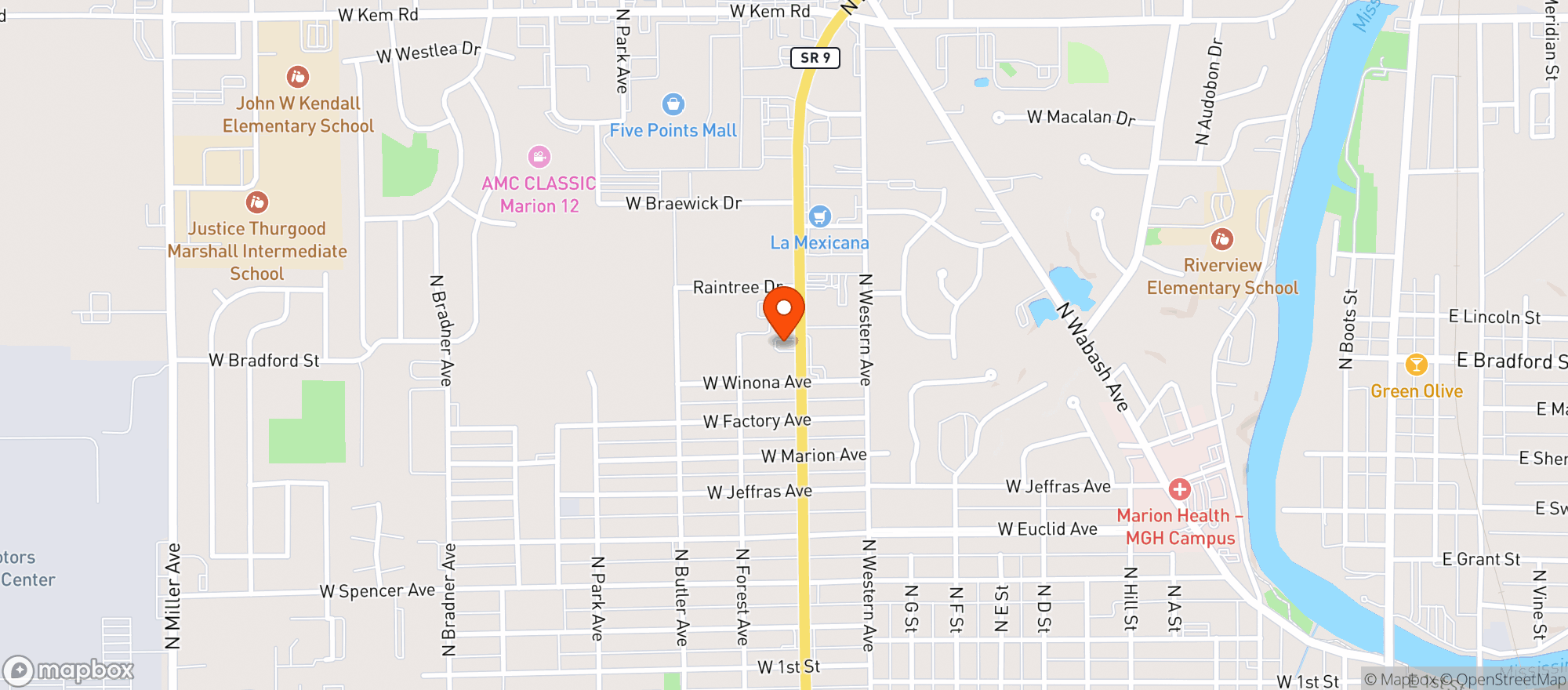 Map showing Mcclure Oil #015