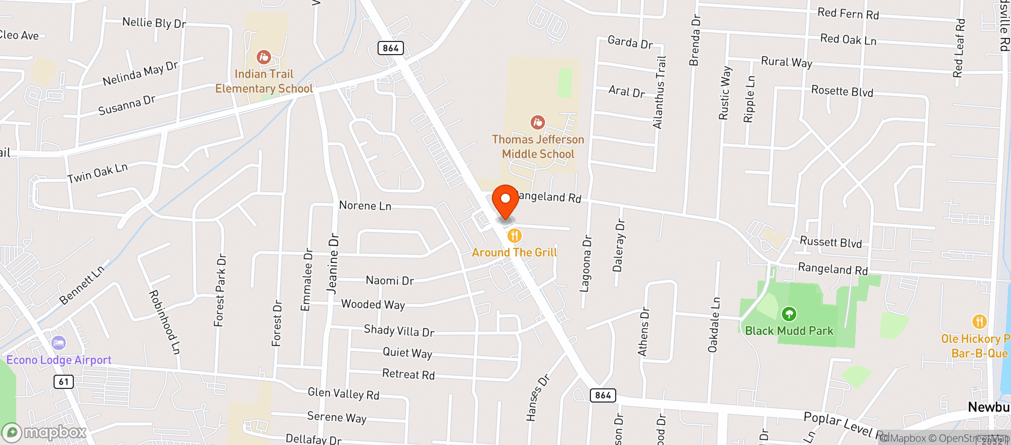 Map showing Liquor Palace 3 Poplar