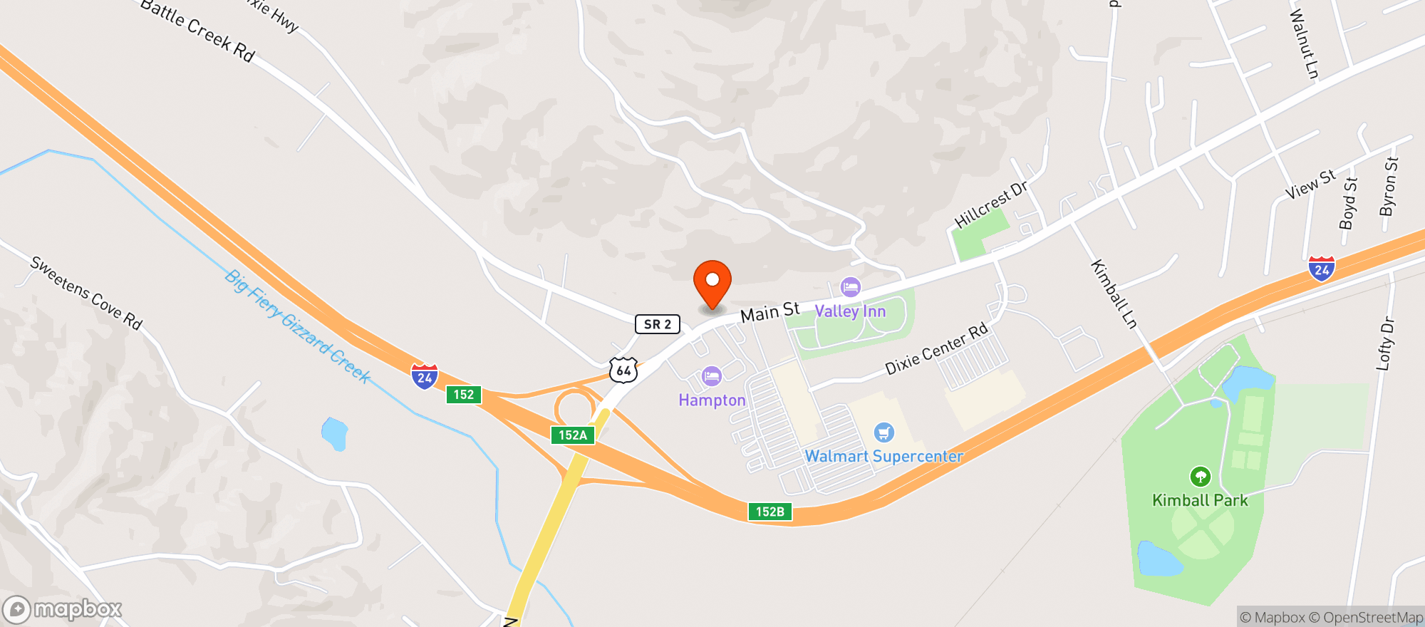 Map showing Raceway #843