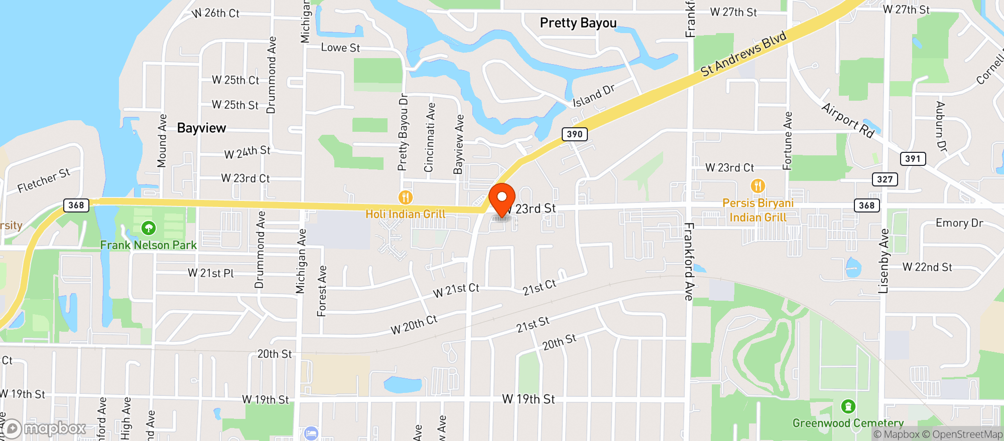 Map showing Cumberland Farms #900165