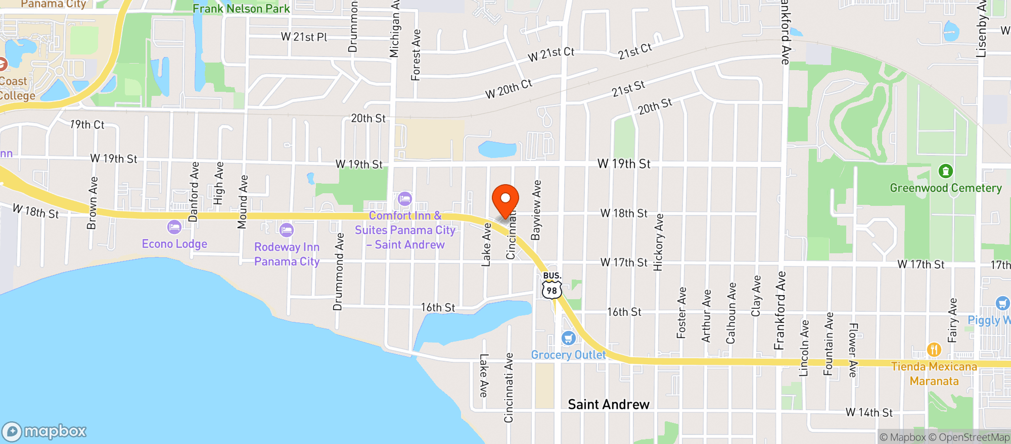 Map showing Donovans Liquors #3