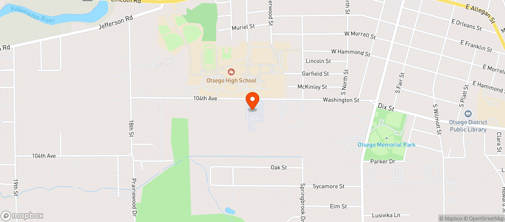 Map showing Maude's Taphouse and Liquid Note