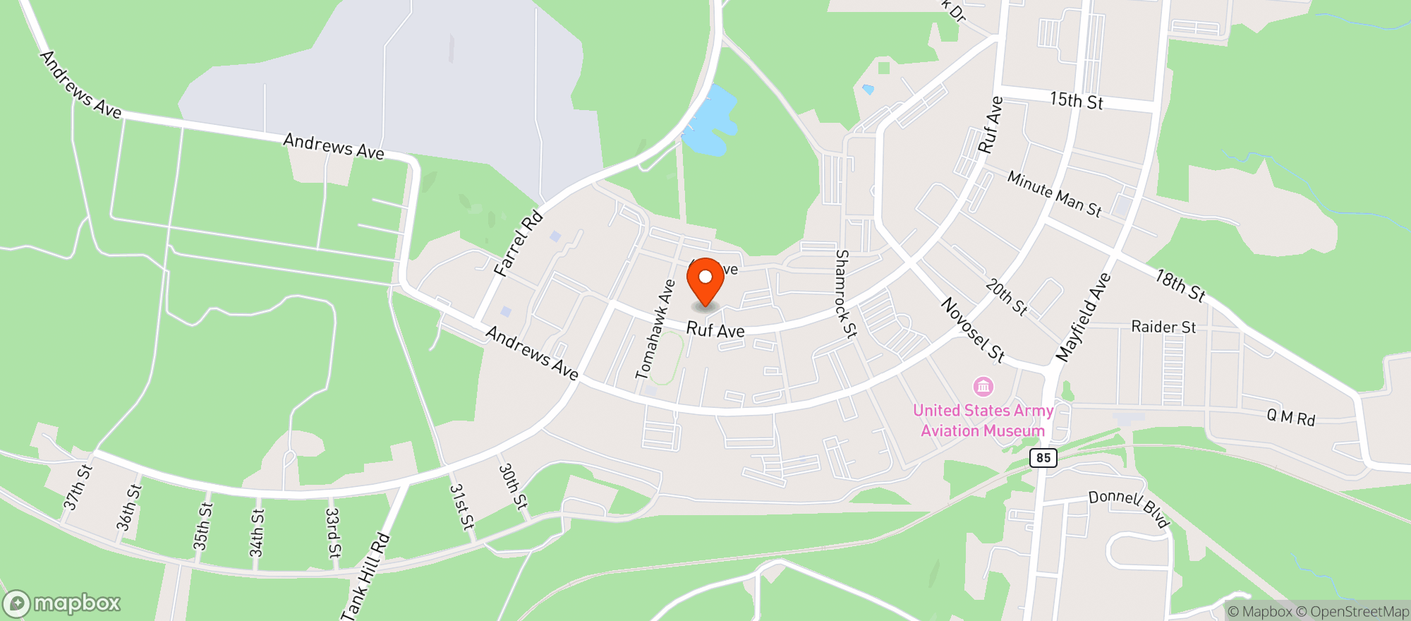 Map showing Big Mikes