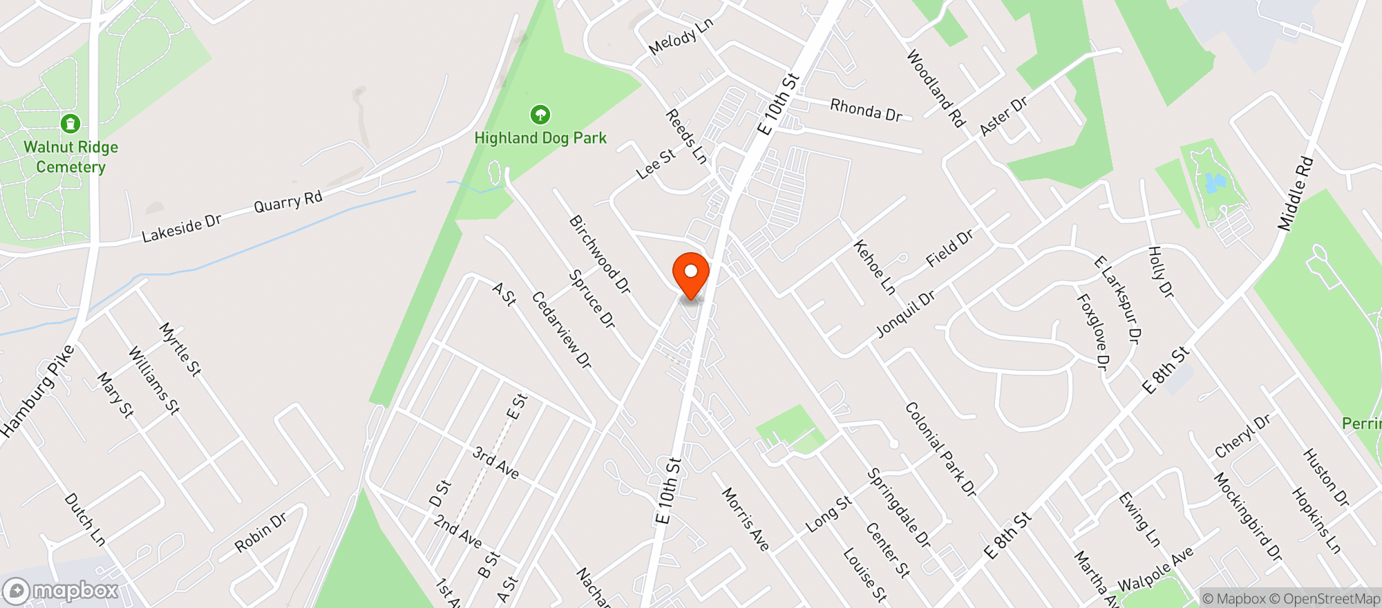 Map showing Circle K #4702226