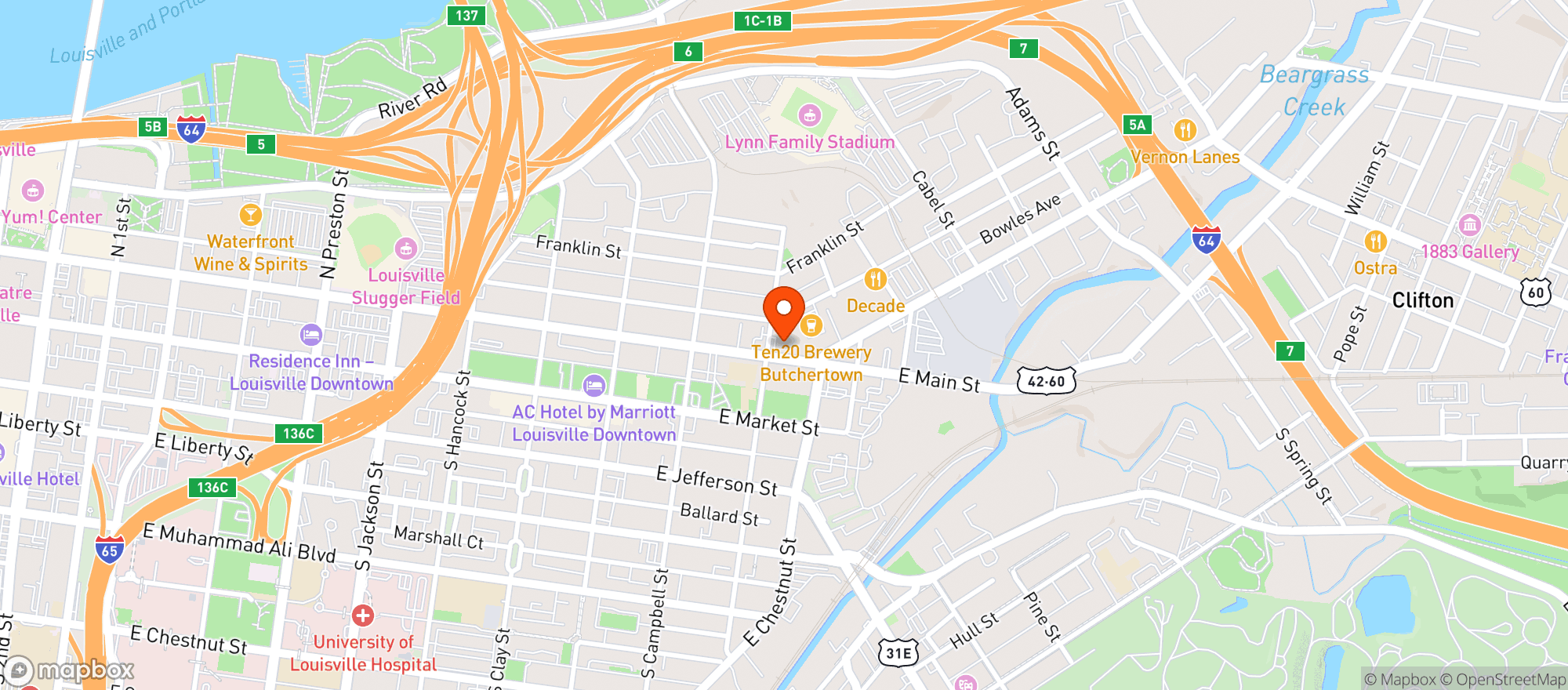 Map showing Cultured Cheese and Charcuterie Bar