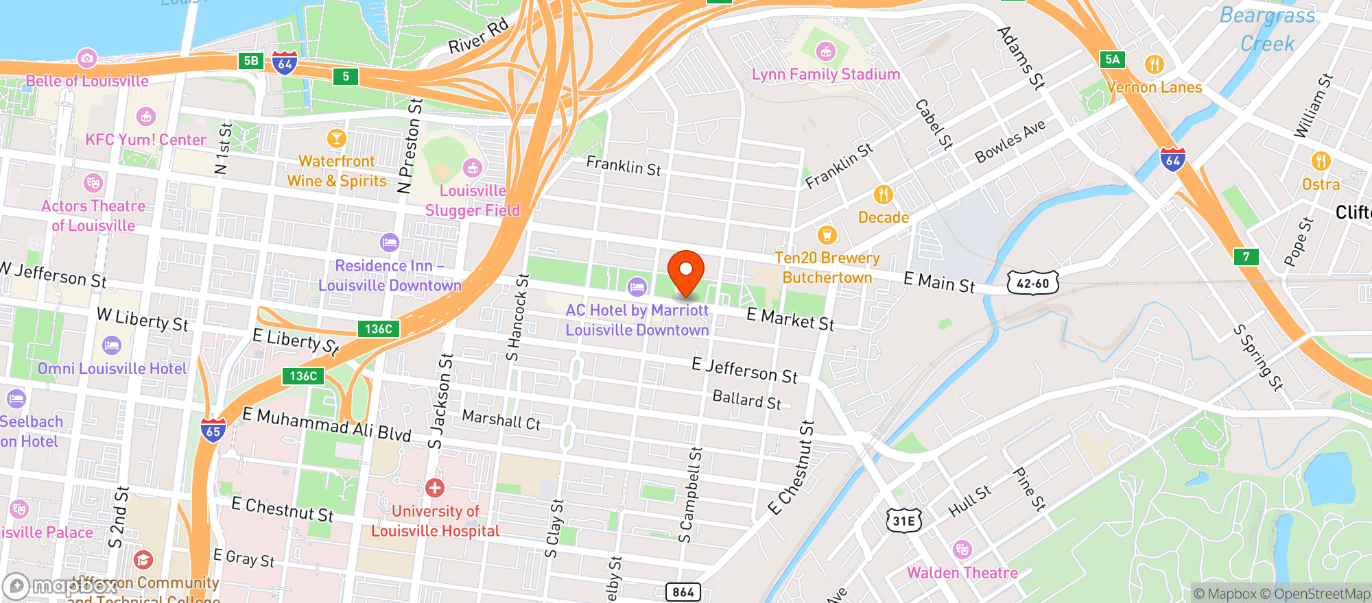 Map showing The Craftery