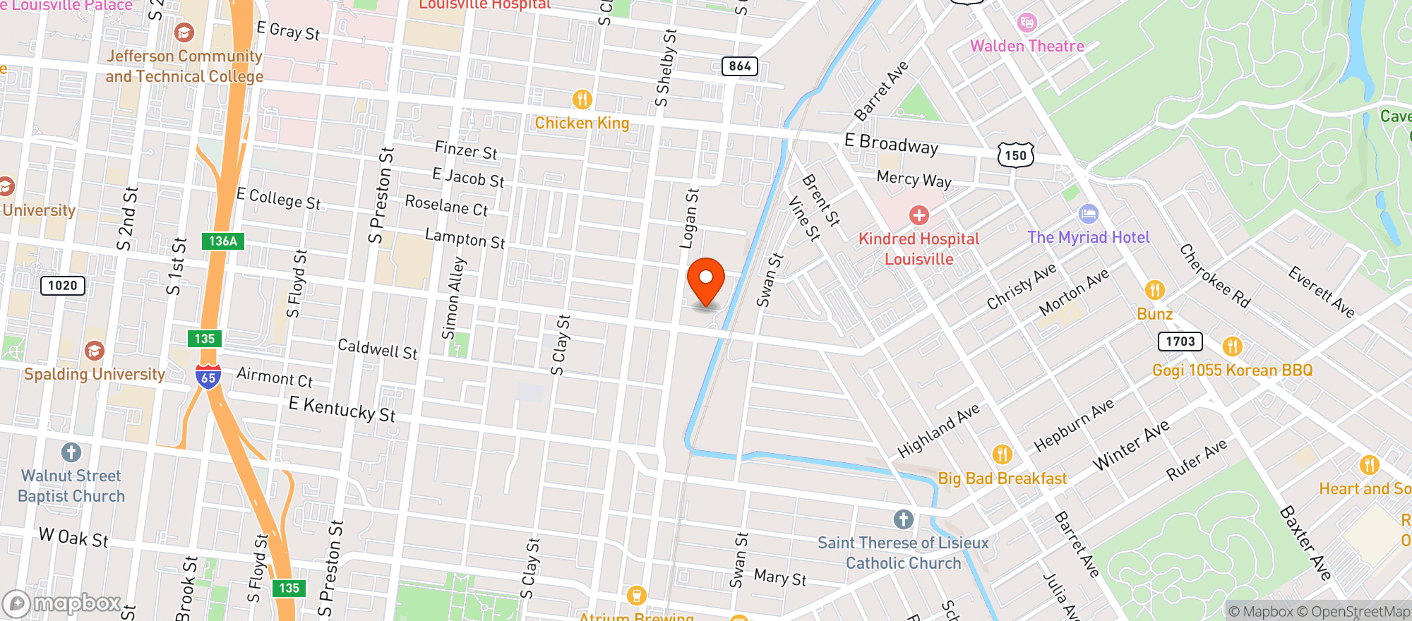 Map showing TRELLIS BREWING