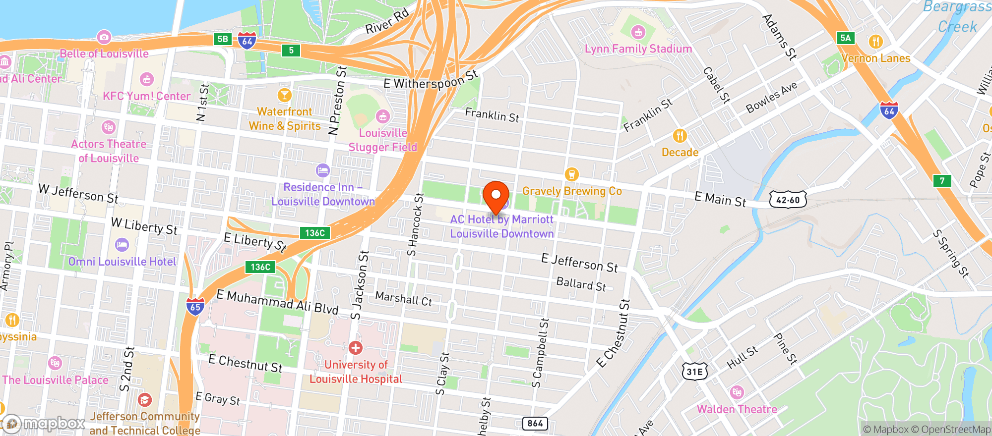 Map showing Galaxie