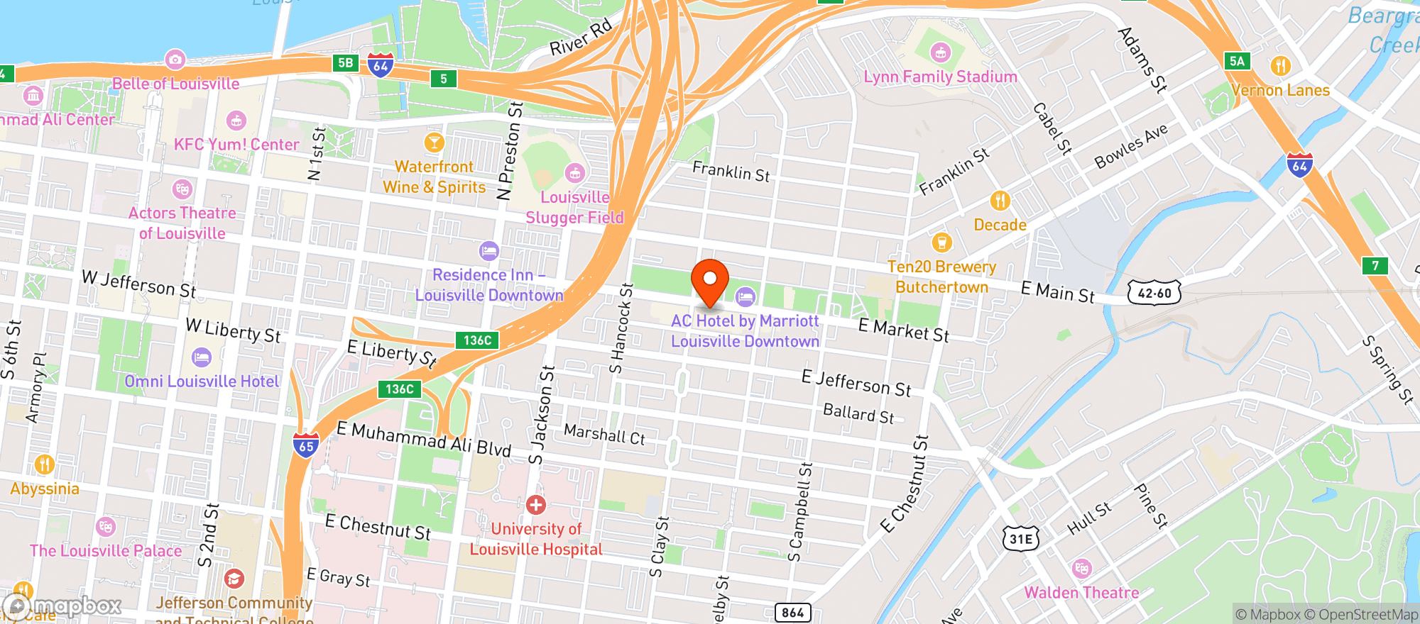 Map showing Jane