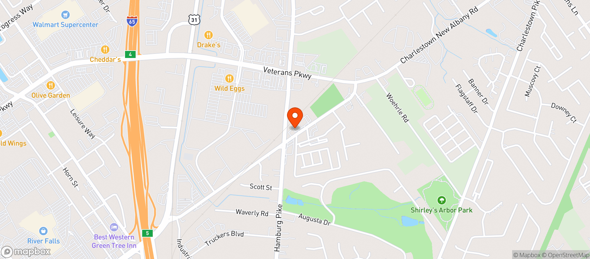 Map showing Rivertowne Liquors 2>Main