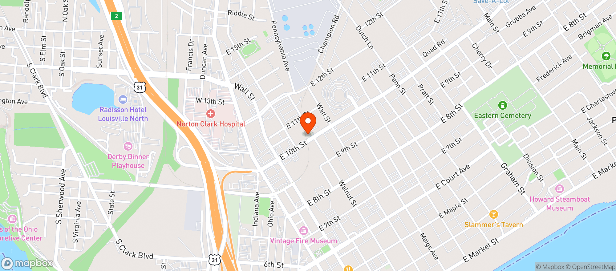Map showing Liquor Outlet>Main