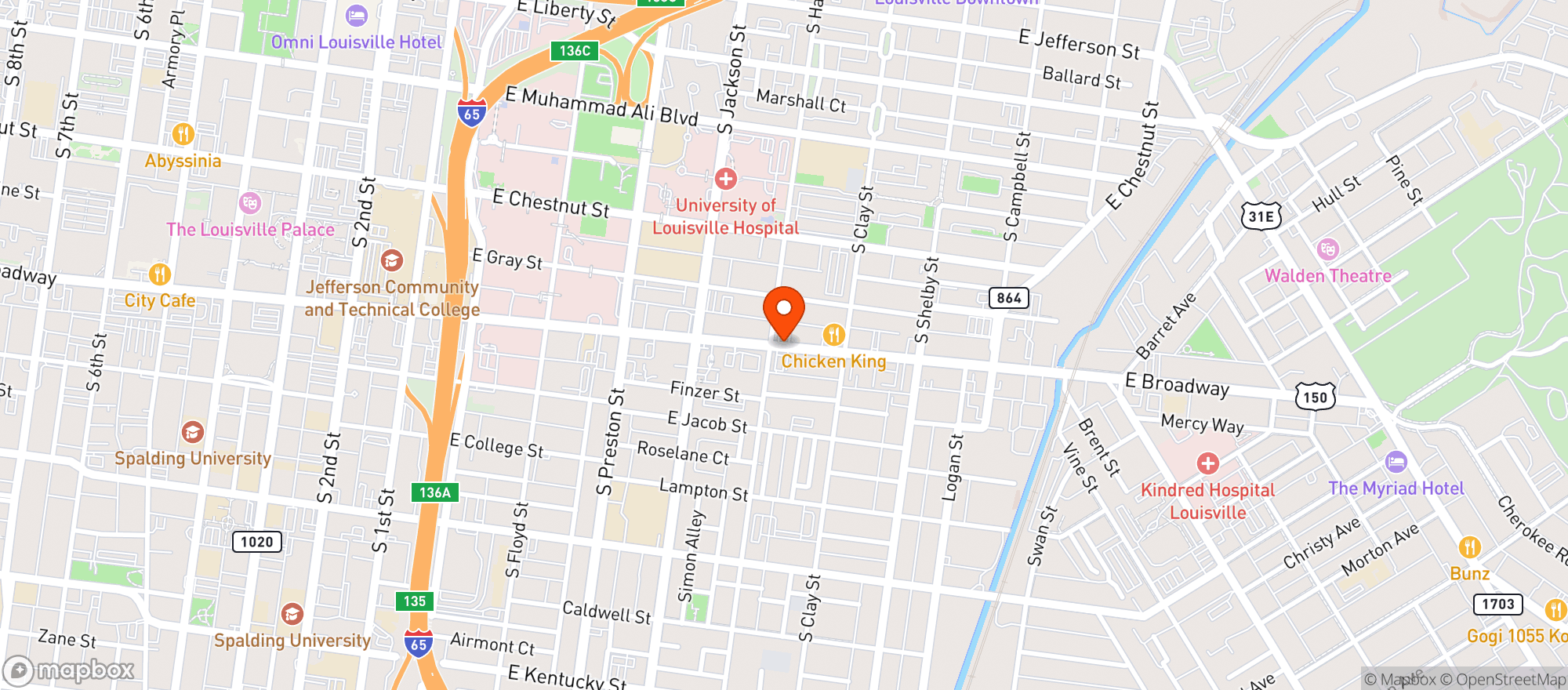 Map showing Shell