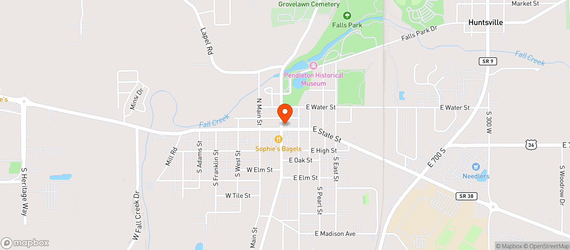 Map showing The Wine Stable & Brew Co