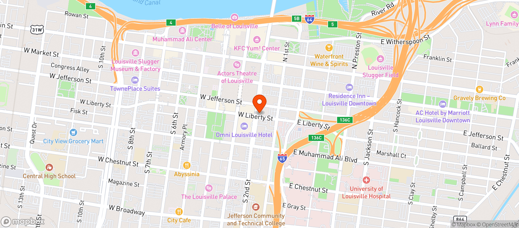 Map showing Parlour