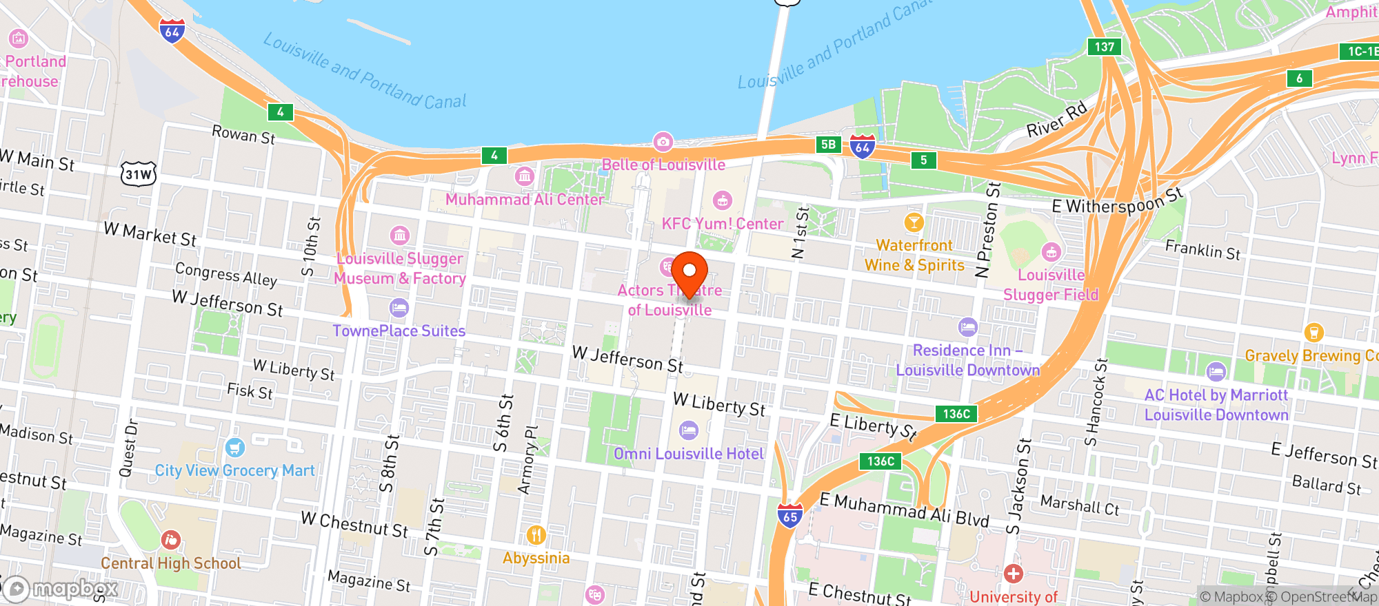 Map showing Old Spaghetti Factory #17