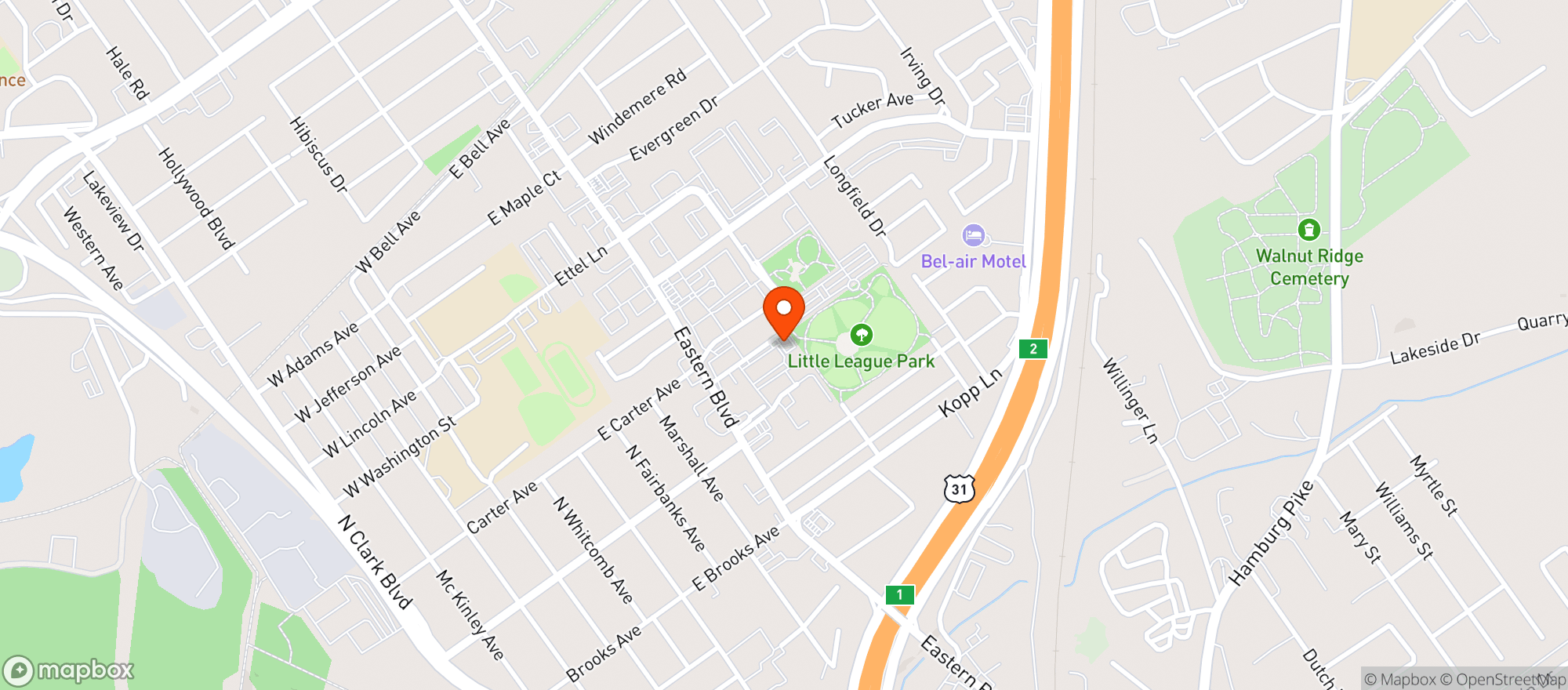 Map showing Liquor Outlet - Fintech