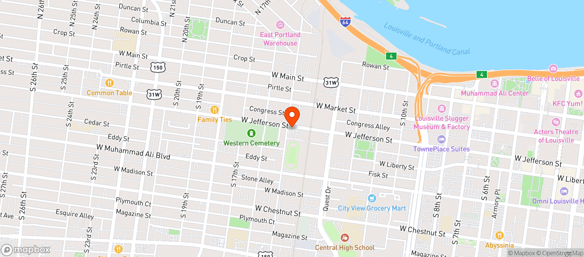Map showing Liquor City