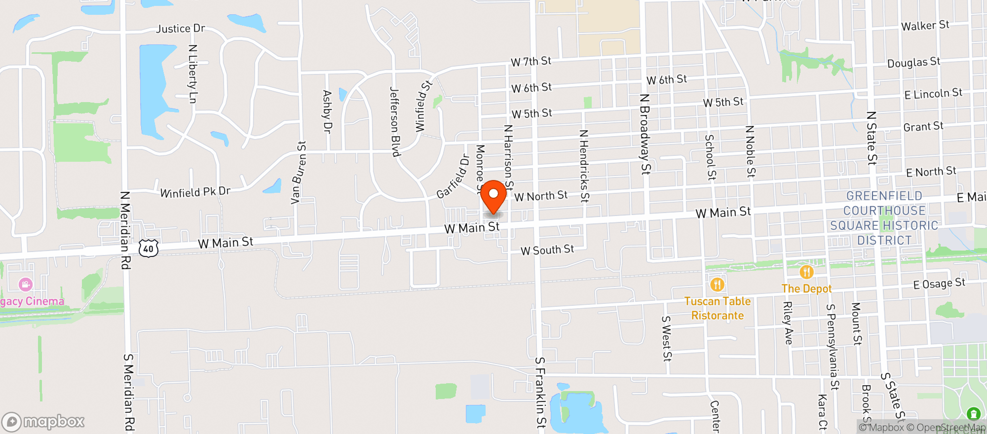 Map showing Circle K #4702367