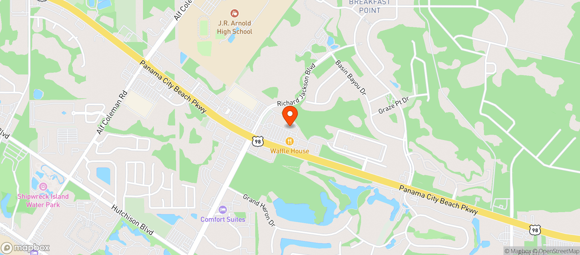 Map showing Gnc