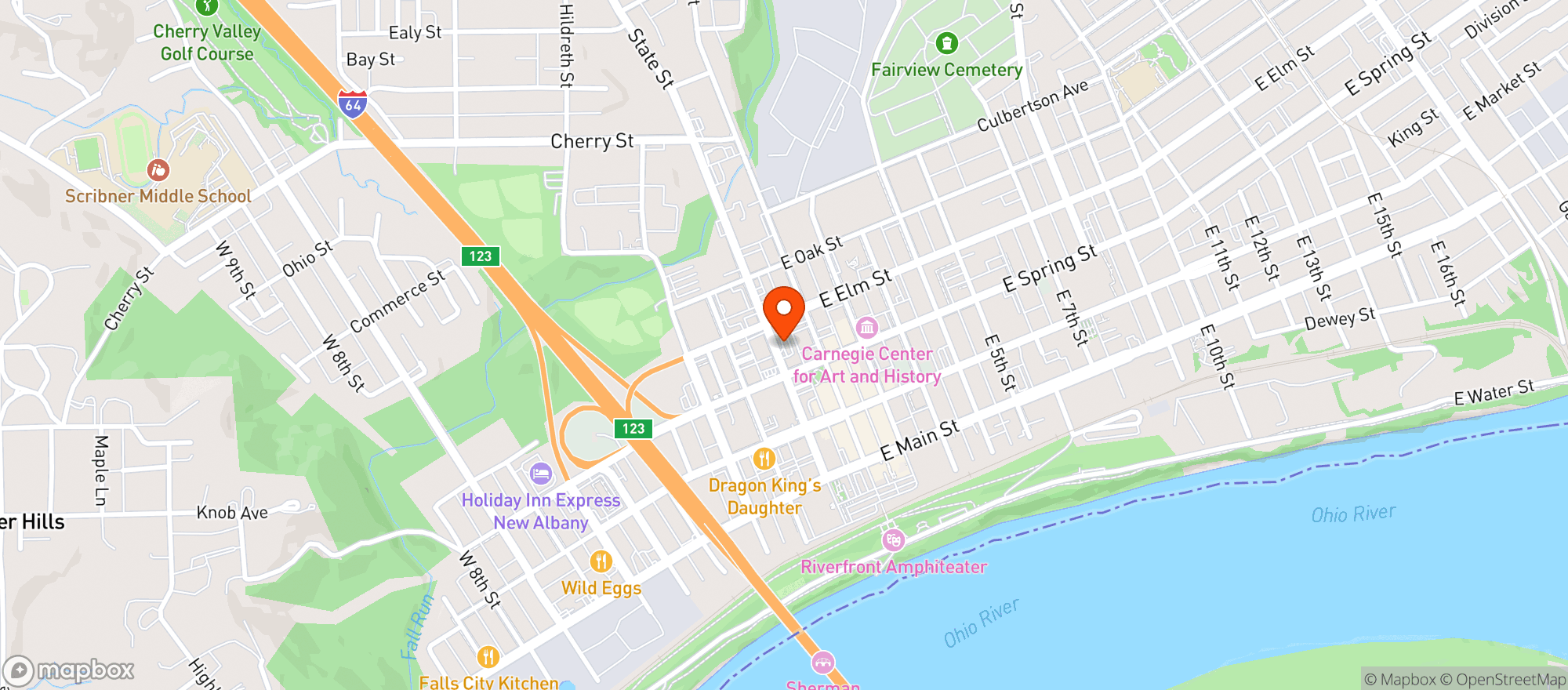 Map showing BOTTLES UNLIMITED