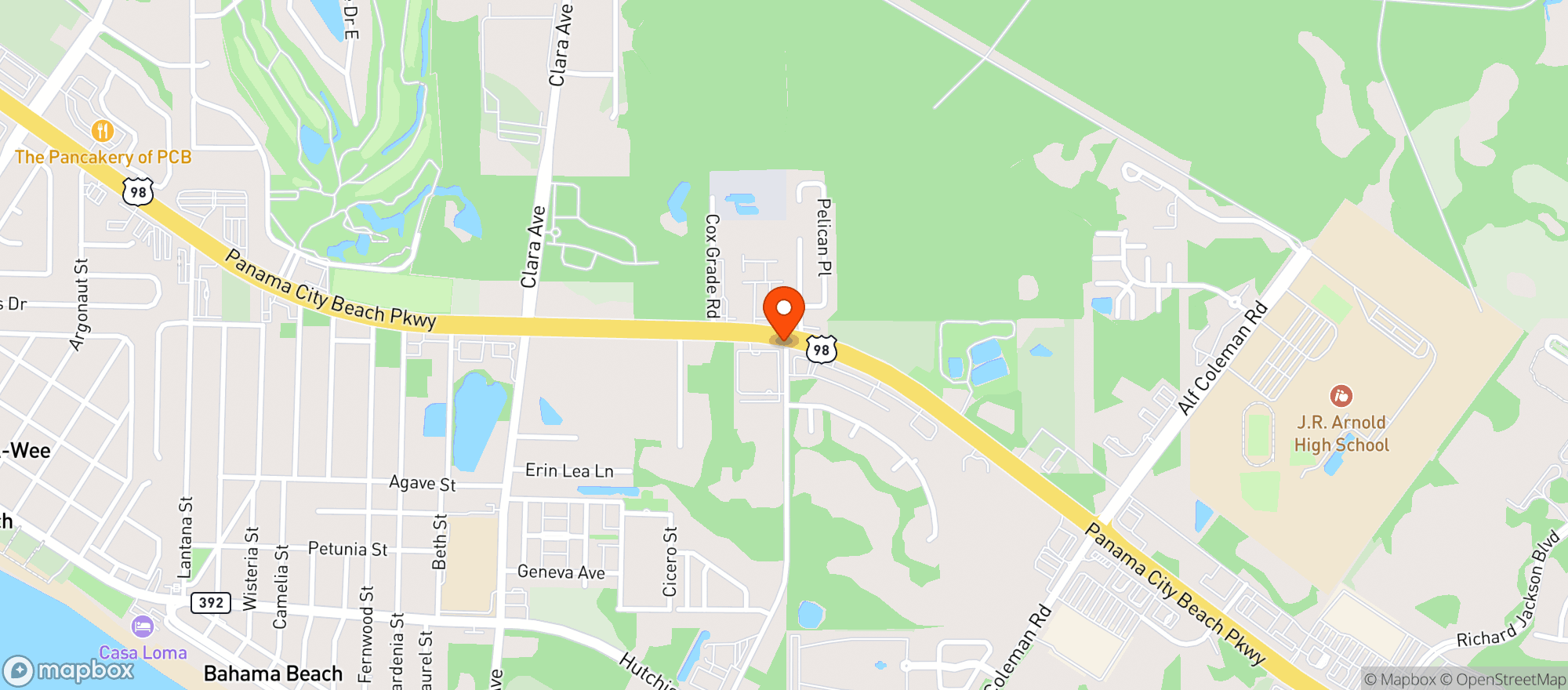 Map showing ABC Fine Wine & Spirits