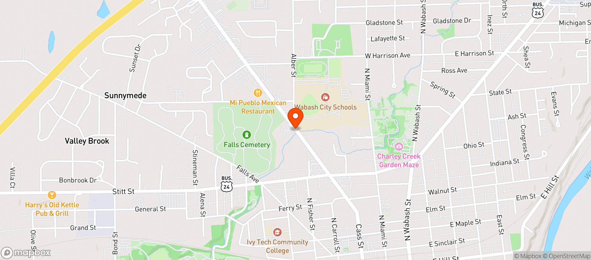 Map showing Mega Liquor & Smoke