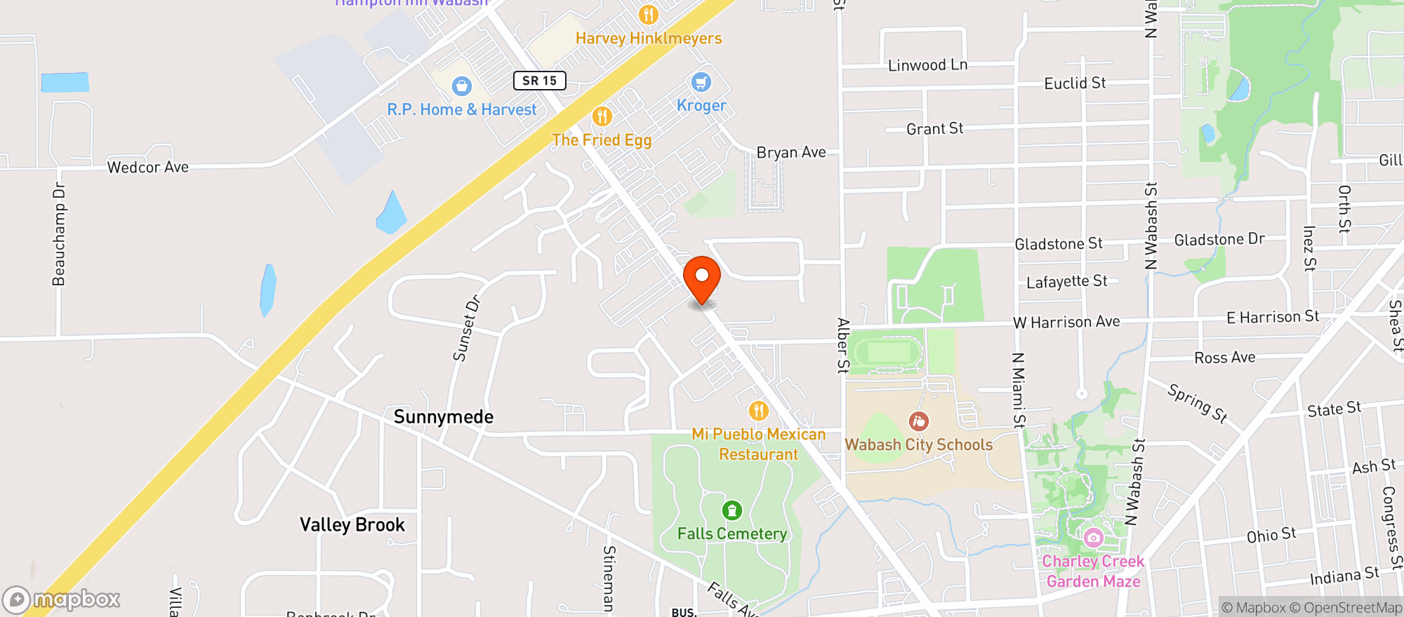 Map showing Nest Coffee