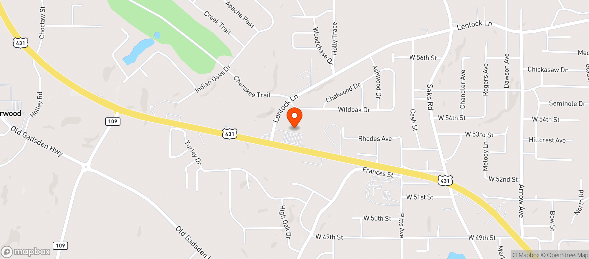 Map showing Pic N Sav #298