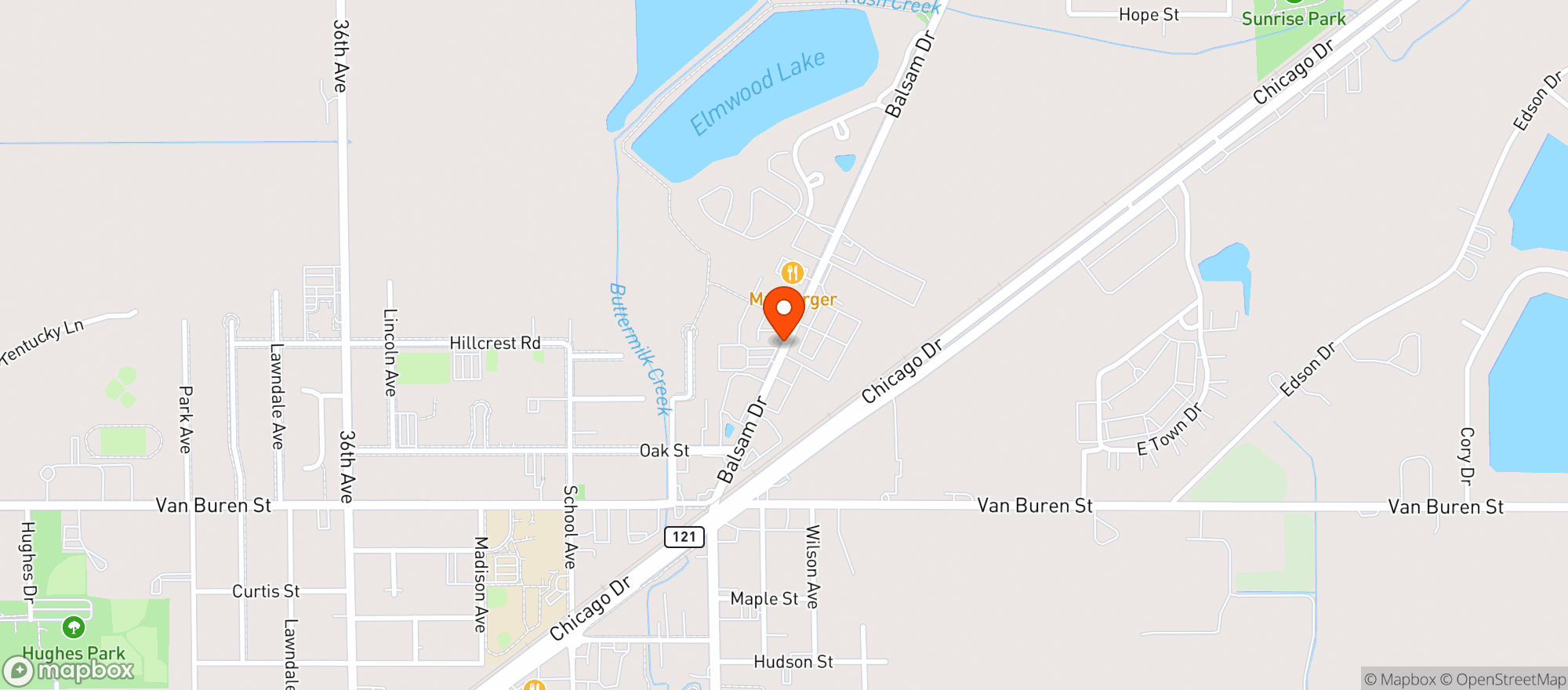 Map showing Vitales