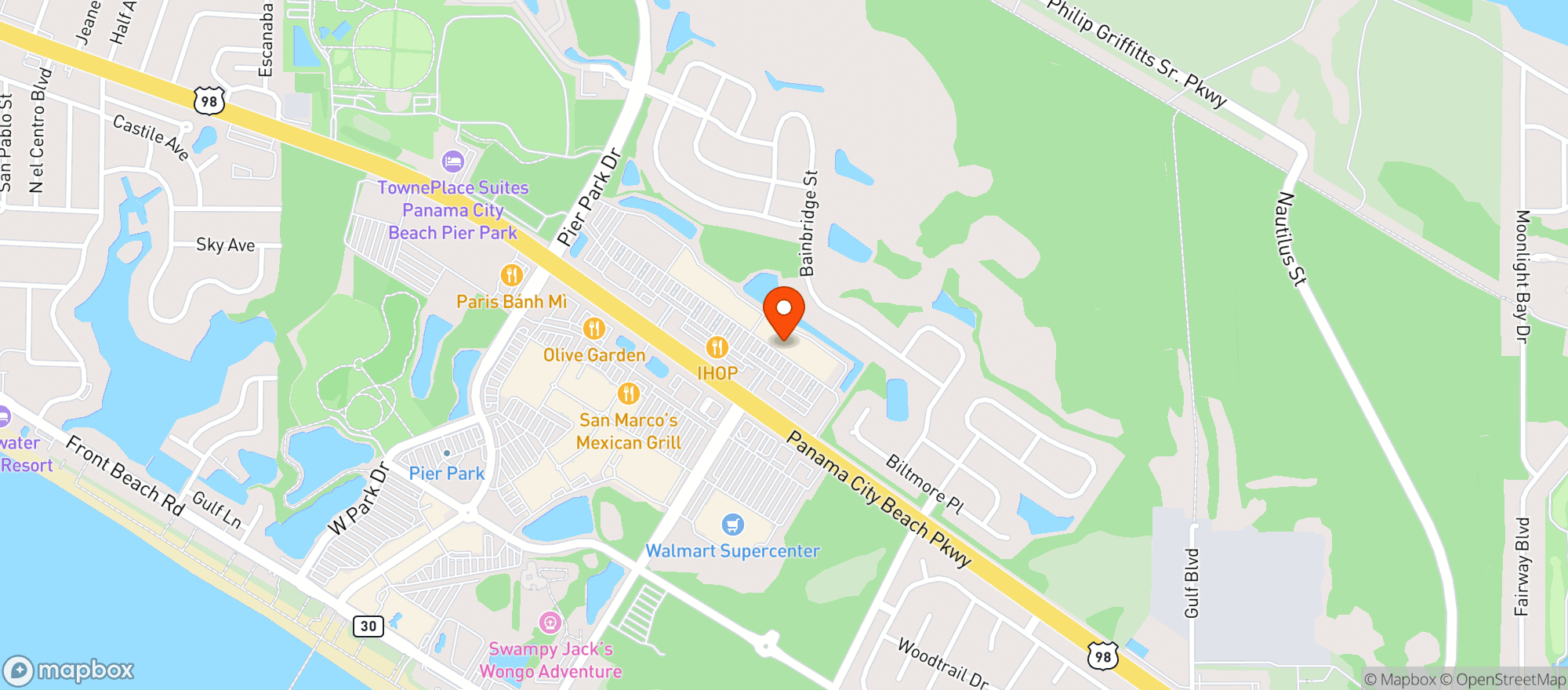 Map showing Fresh Market 214 - PCB