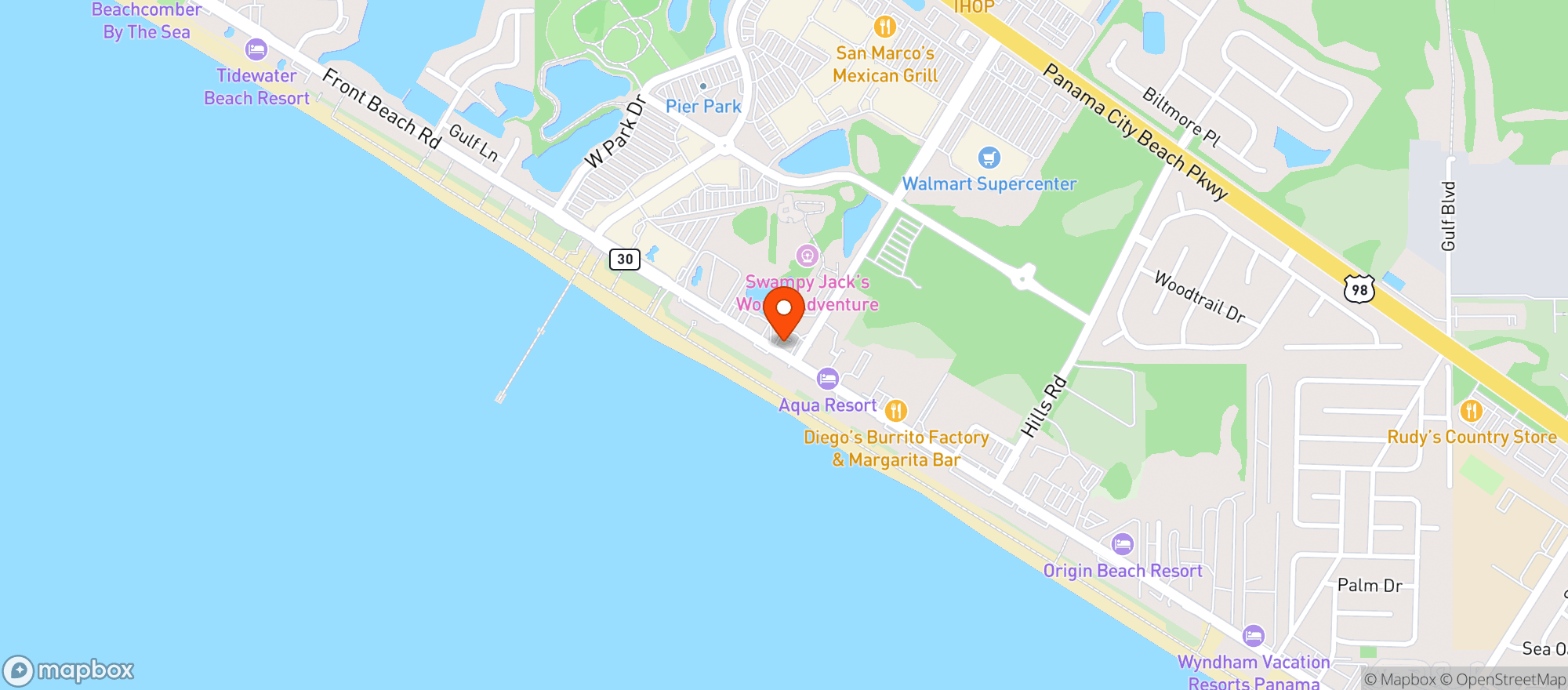 Map showing Donovan S 1