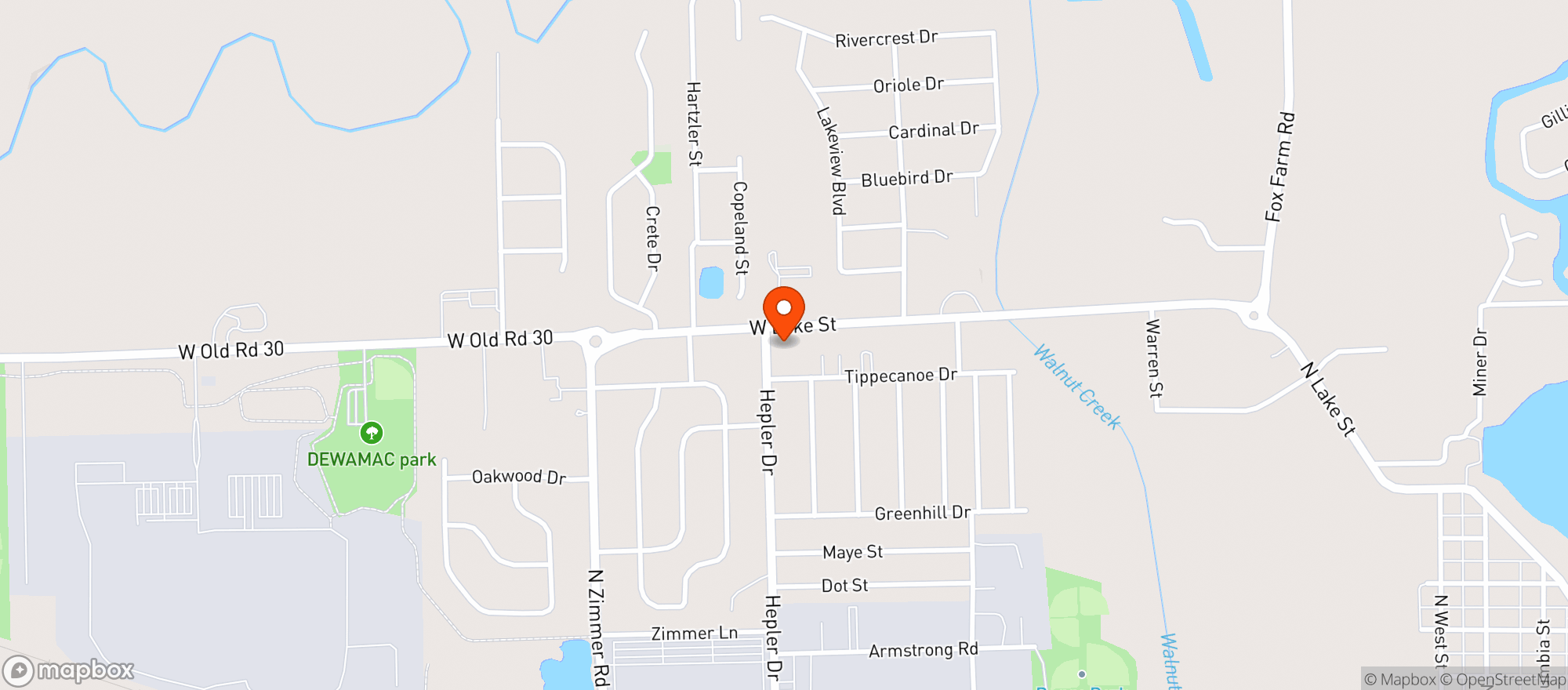 Map showing Circle K #4702453