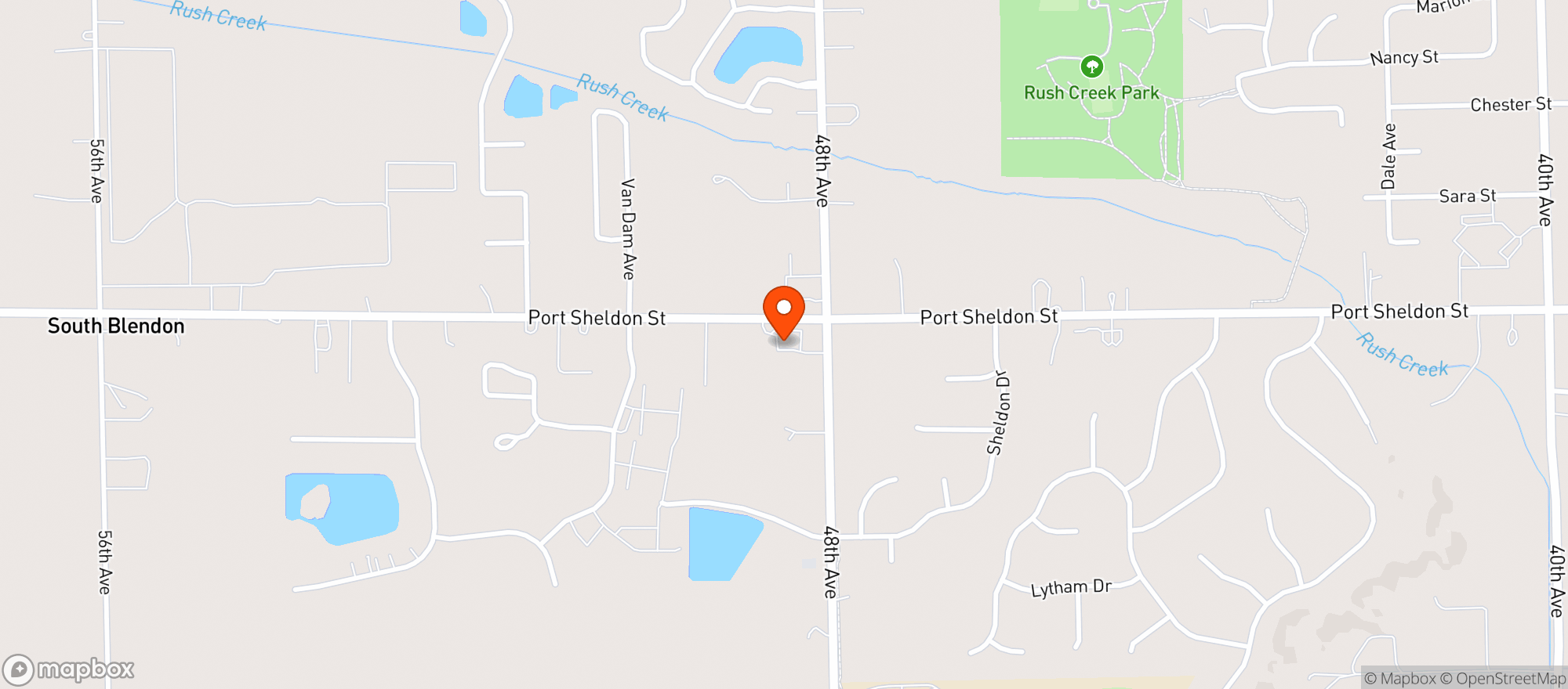 Map showing J&h Family Store #125