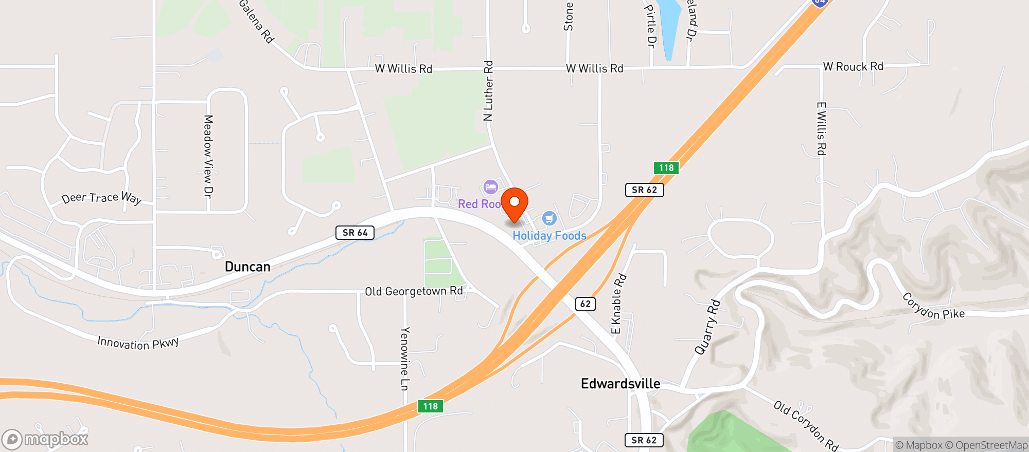 Map showing The Slice
