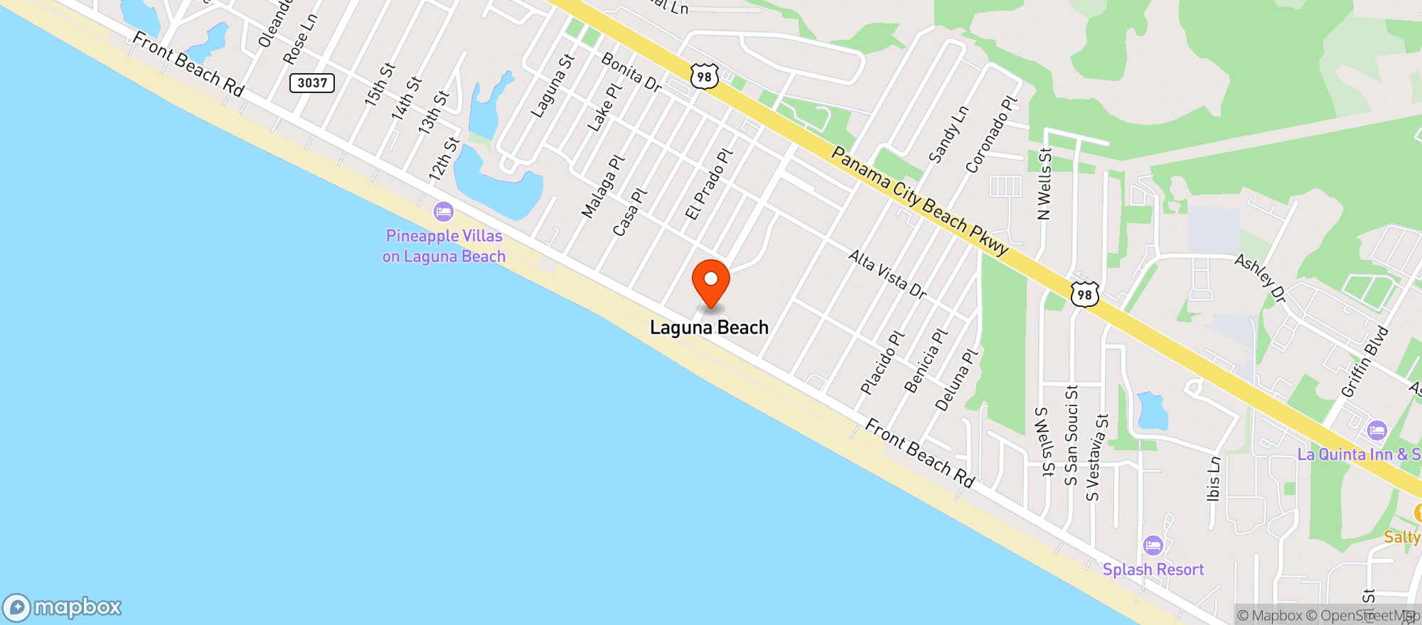 Map showing Carousel Supermarket