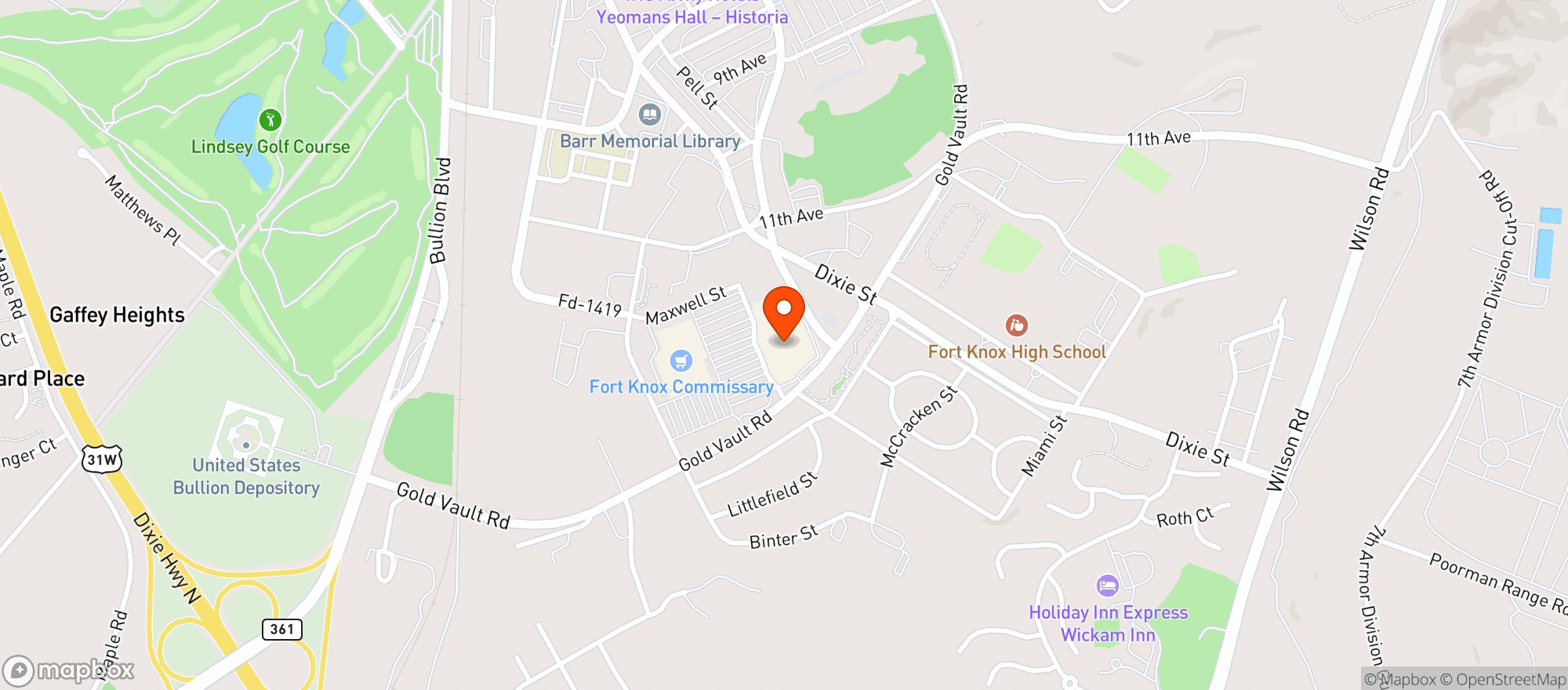 Map showing Gnc