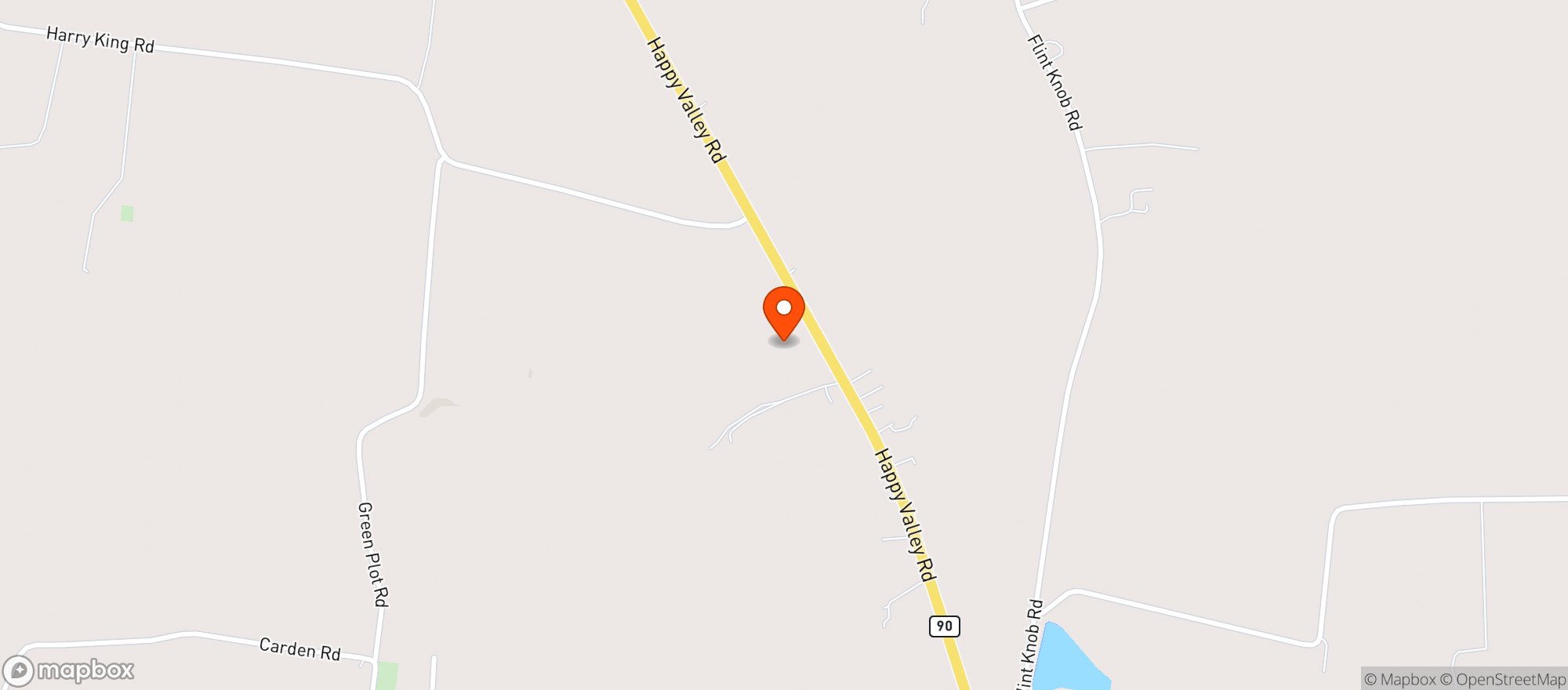Map showing Highway 90 Liquor