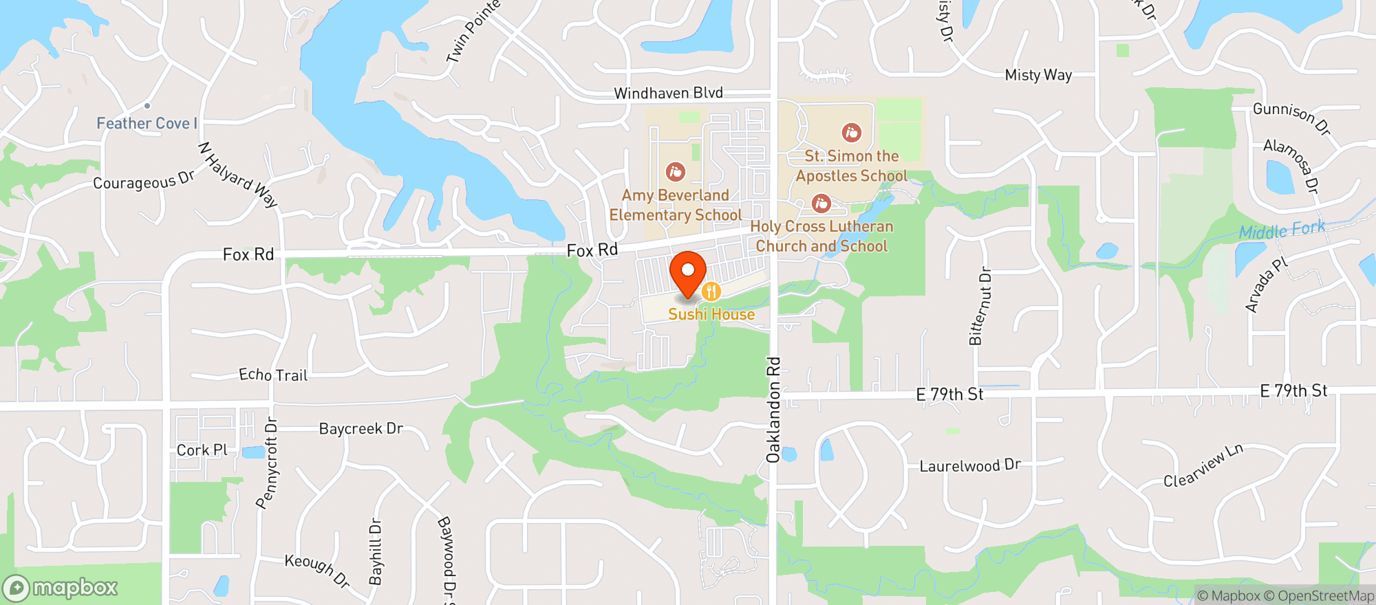 Map showing Cvs Pharmacy