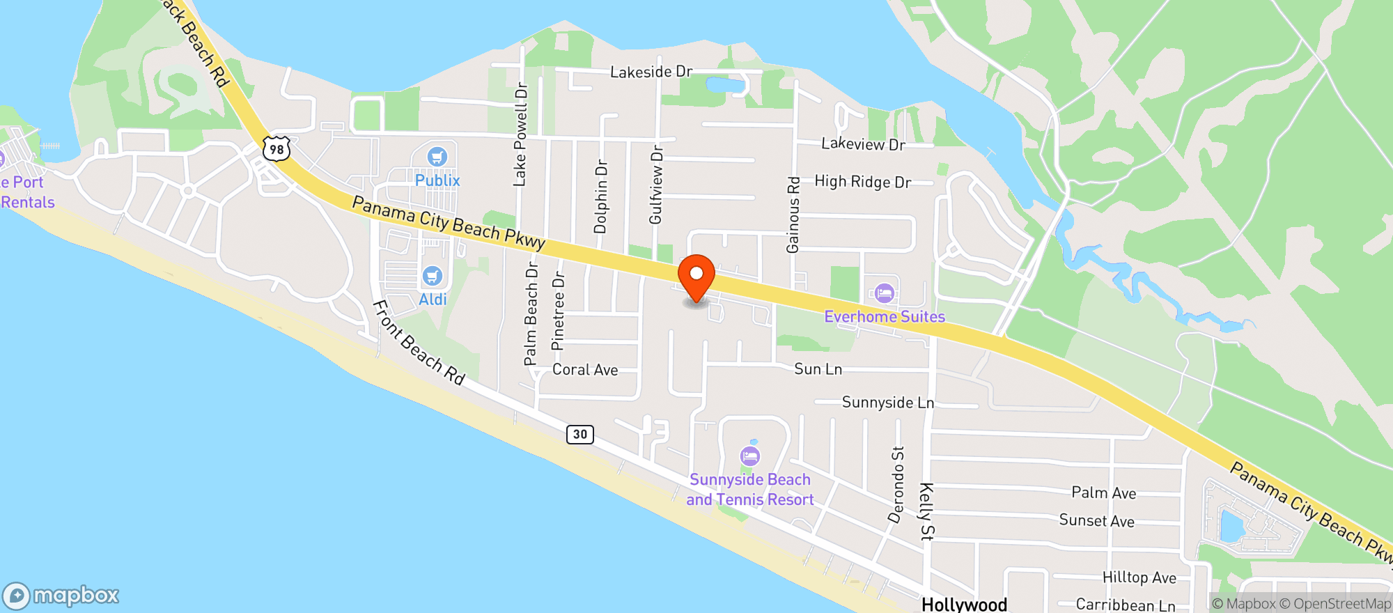 Map showing Cumberland Farms #900155