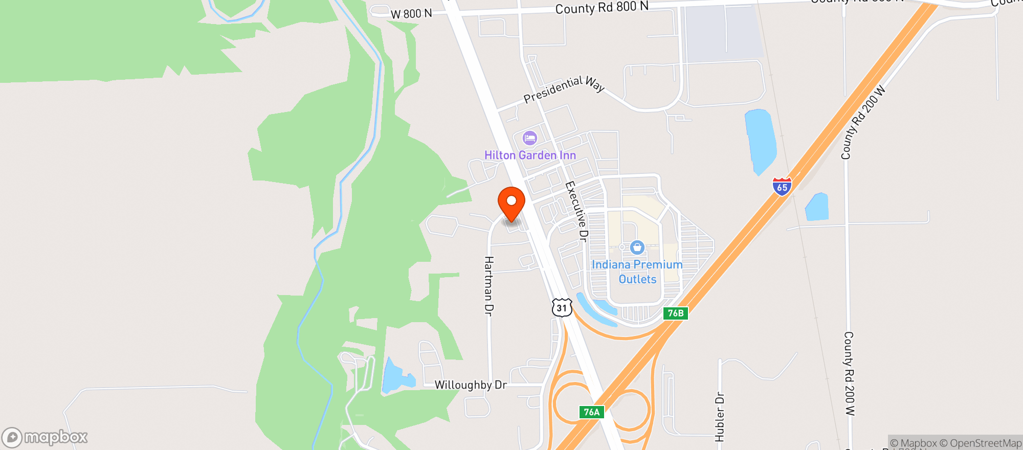 Map showing Getgo #7520