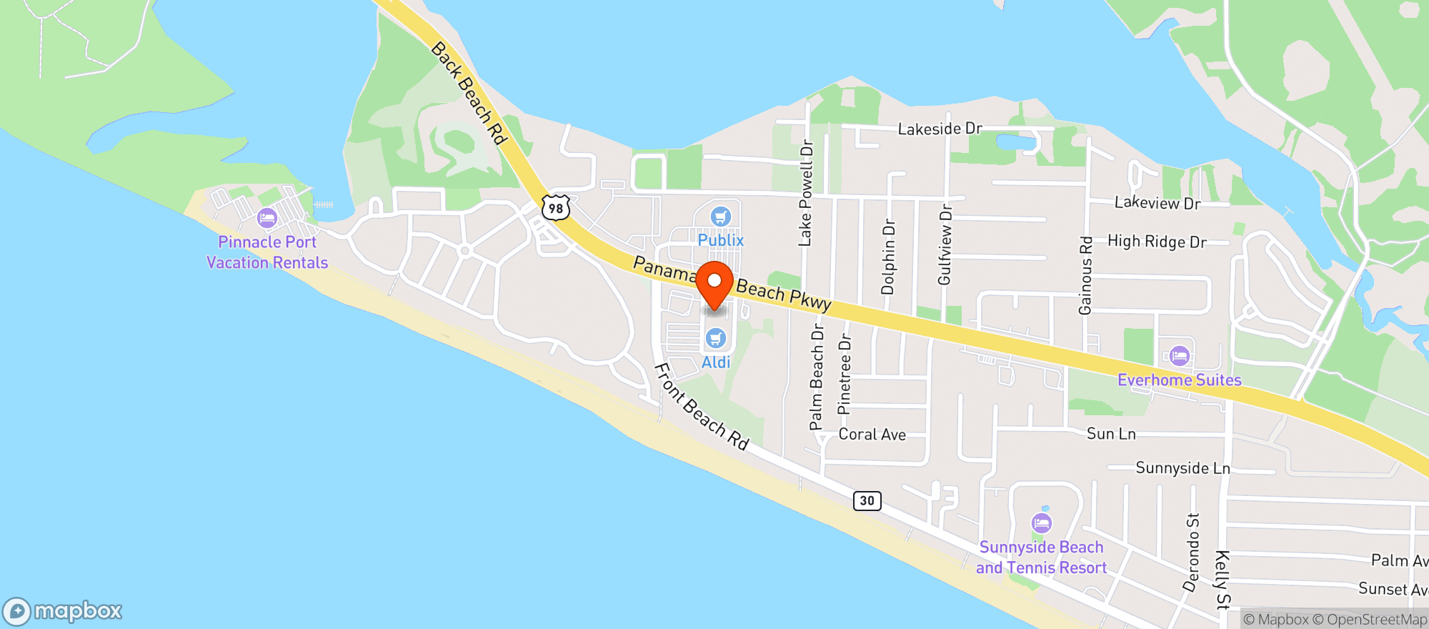 Map showing Ami 58 Food Mart