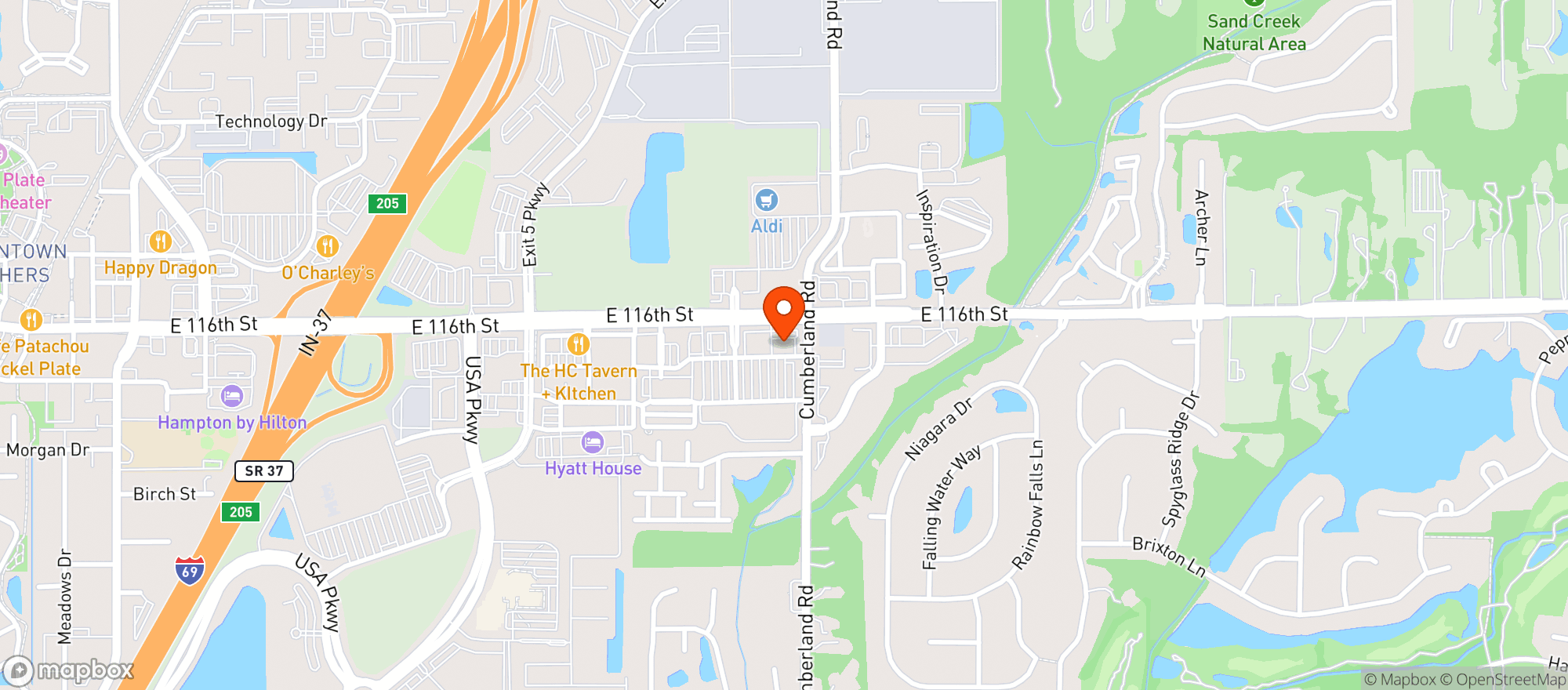 Map showing GET GO #7578