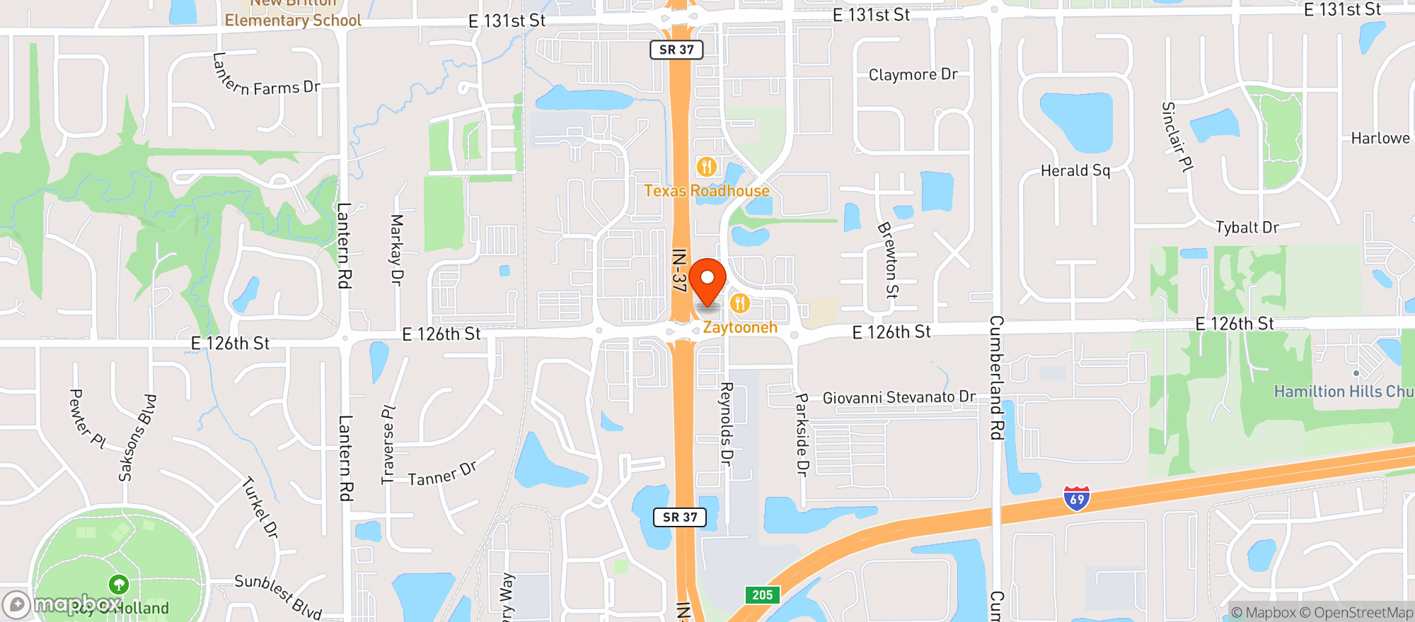 Map showing Circle K #2276