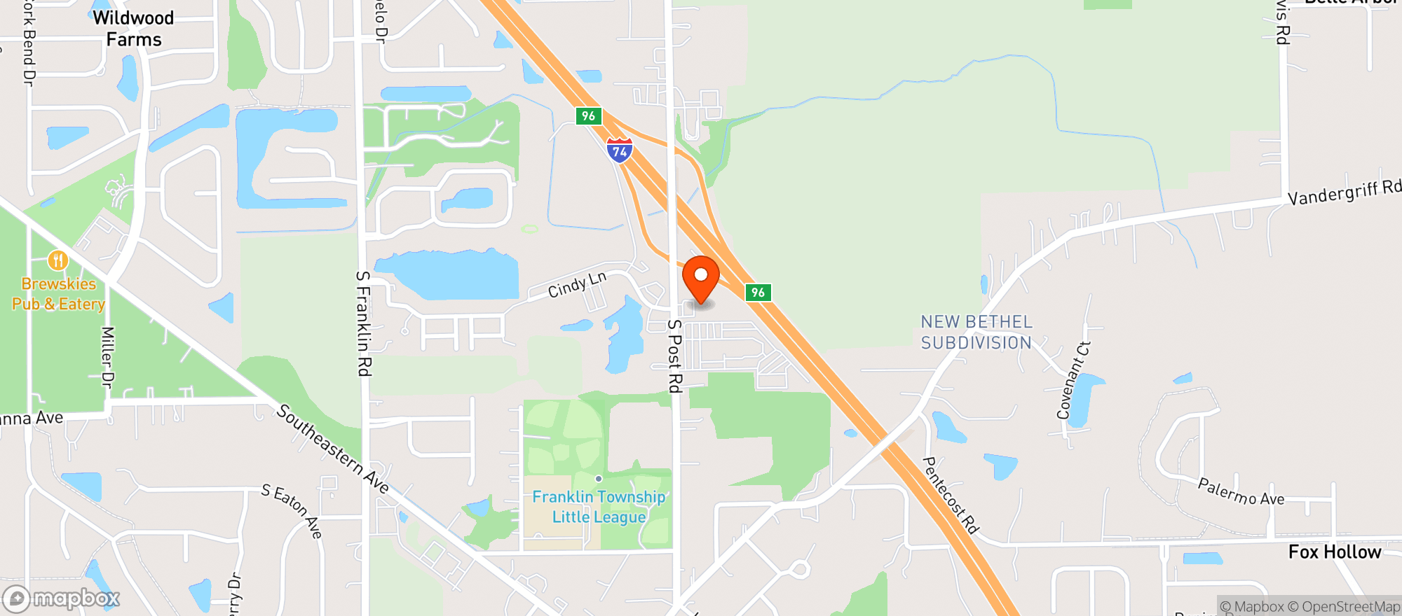 Map showing Circle K #4702297