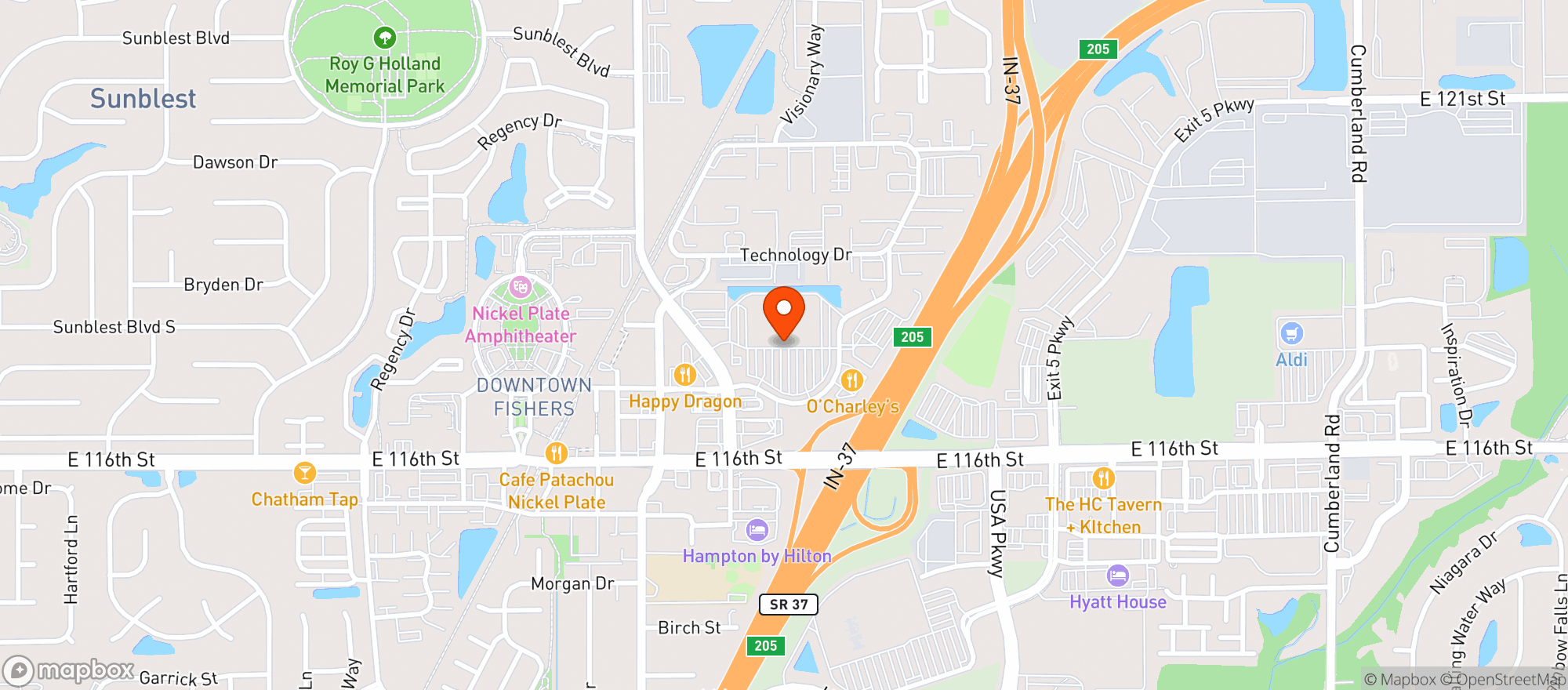 Map showing Supertarget