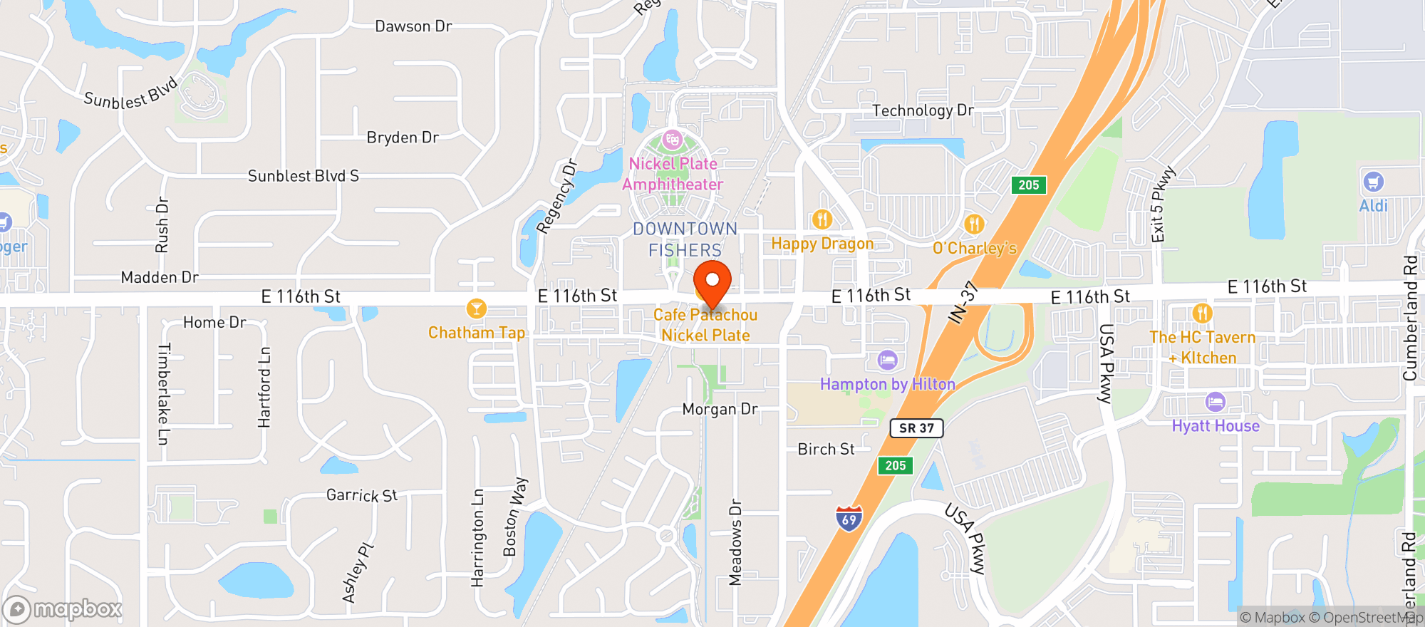 Map showing Memento Zero Proof