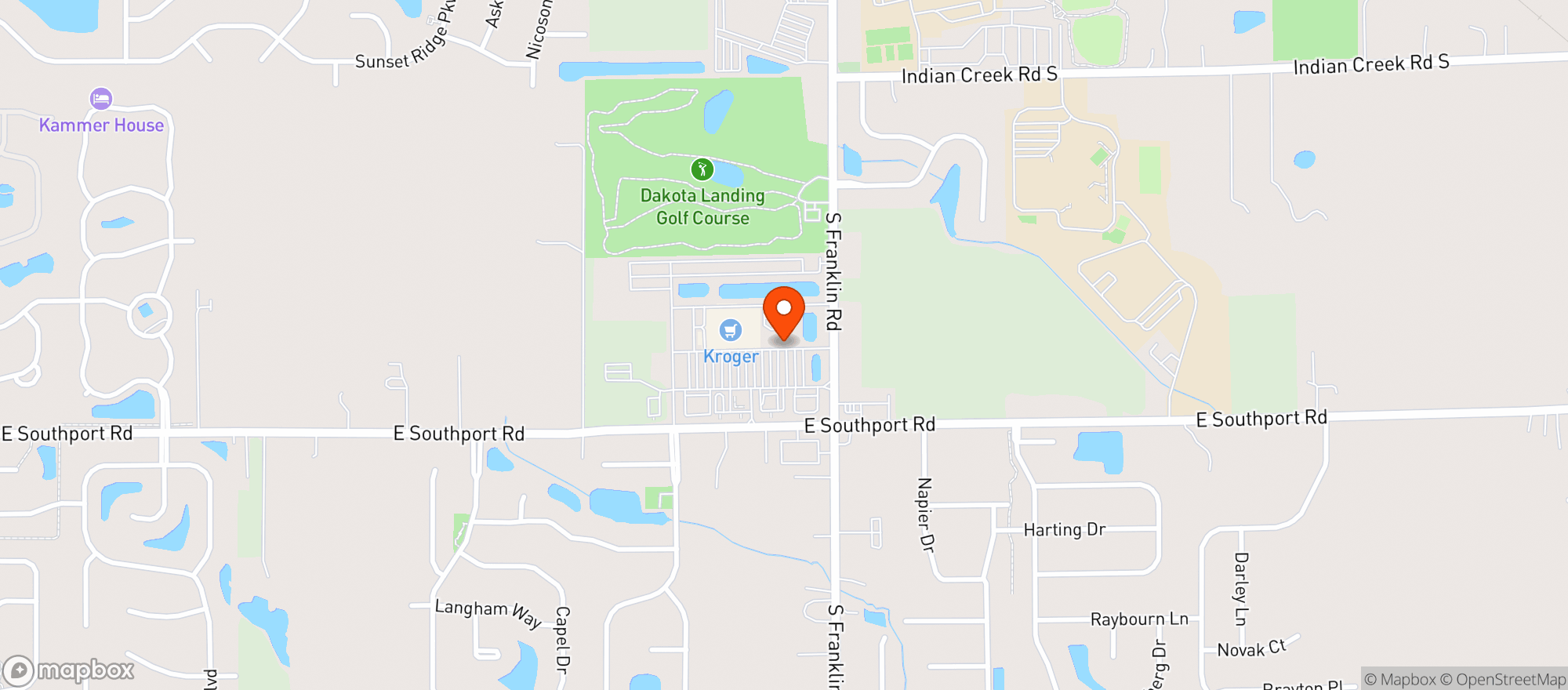 Map showing Big Red Liquors #238